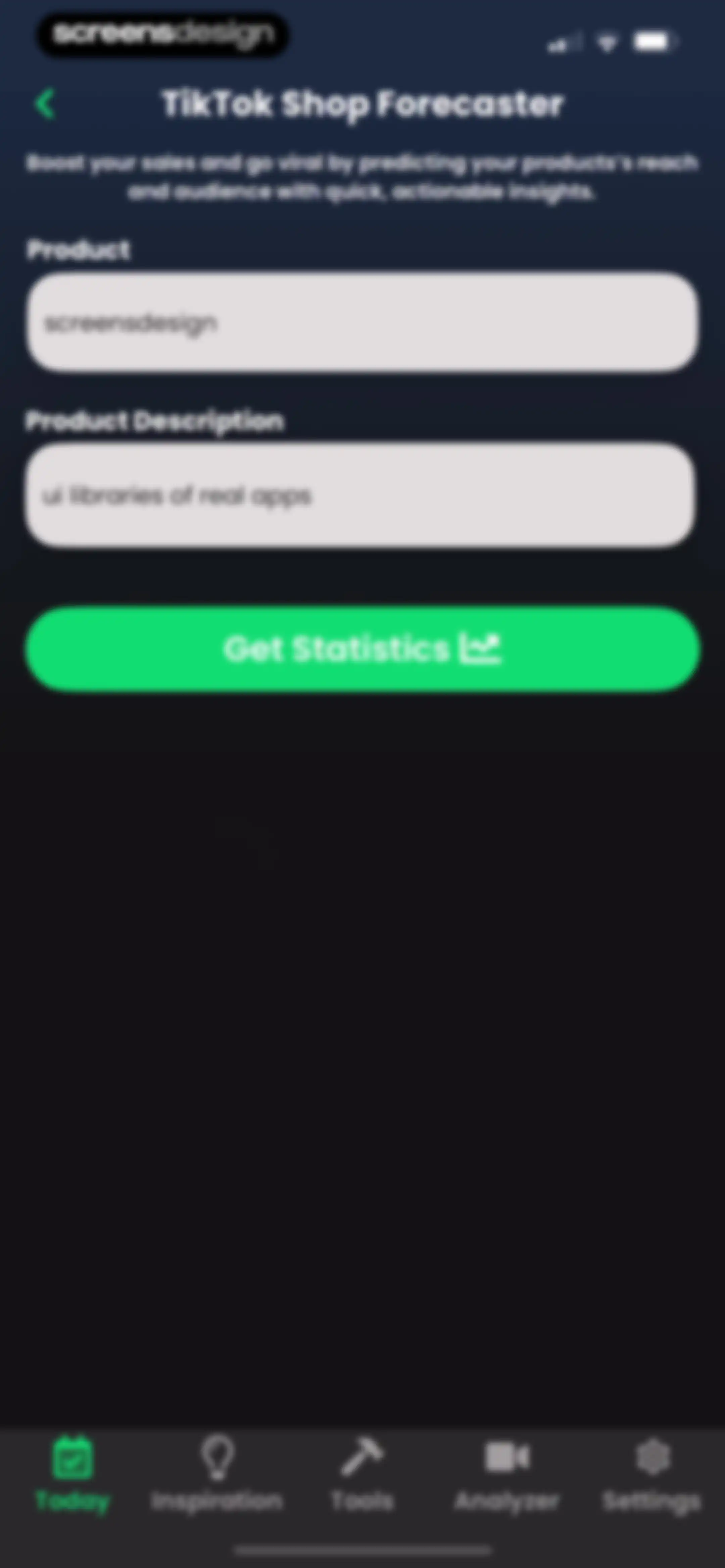 TrendTok Analytics & Tracker screen 44