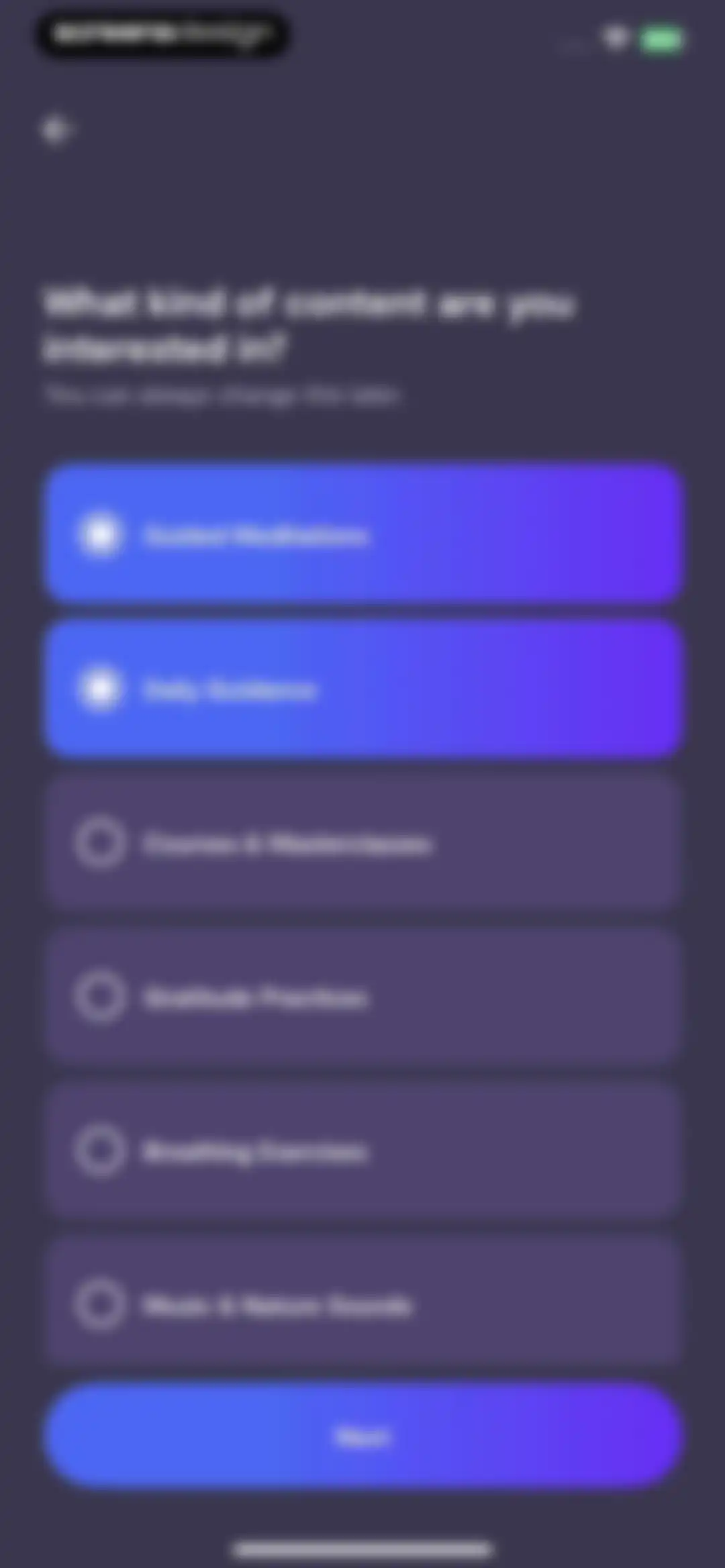 Mindfulness.com Meditation App screen 8