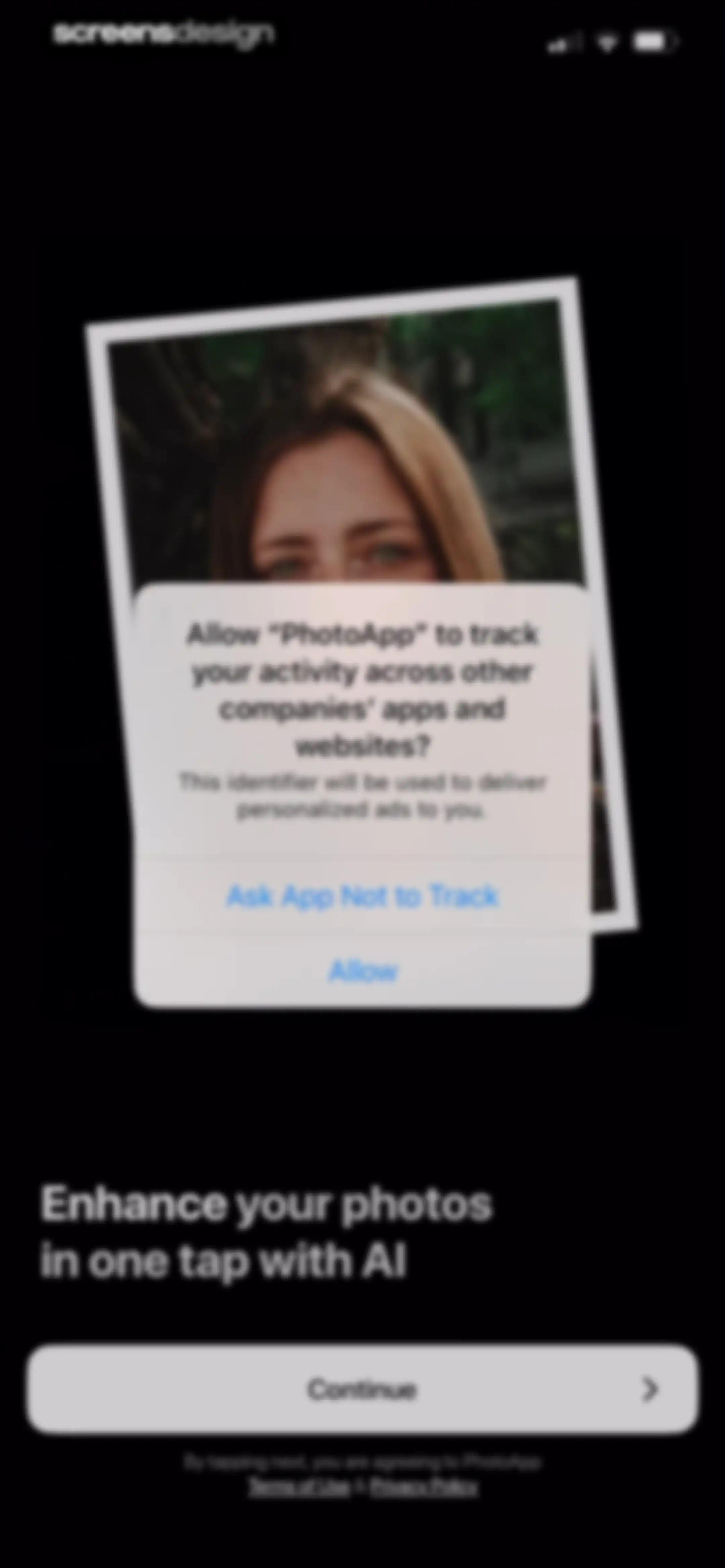 PhotoApp - AI Photo Enhancer screen 2