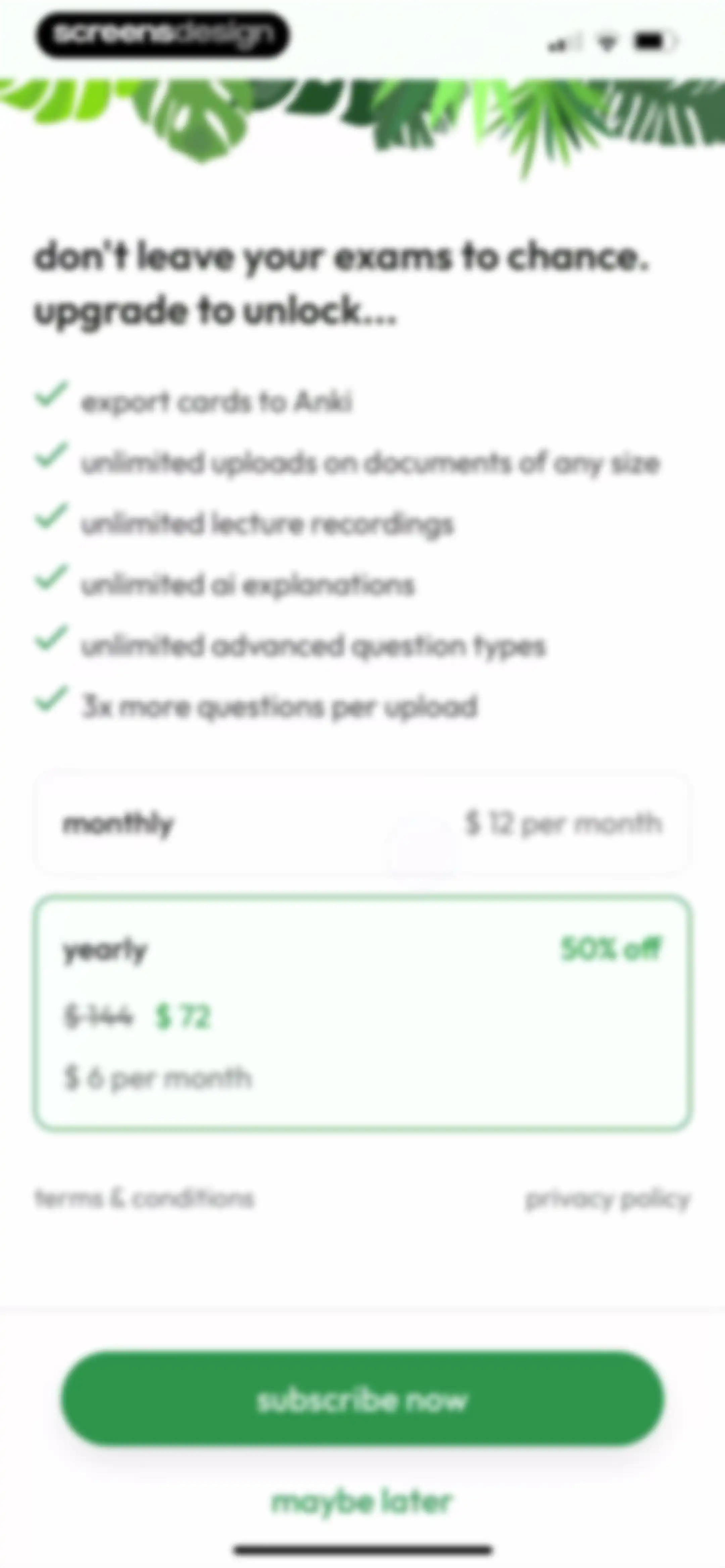 Jungle: AI Flashcards & Quiz screen 47