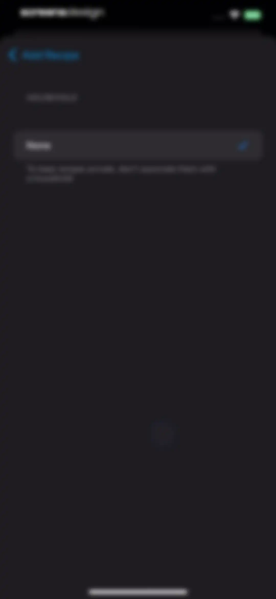 Crouton: Recipe Manager screen 14