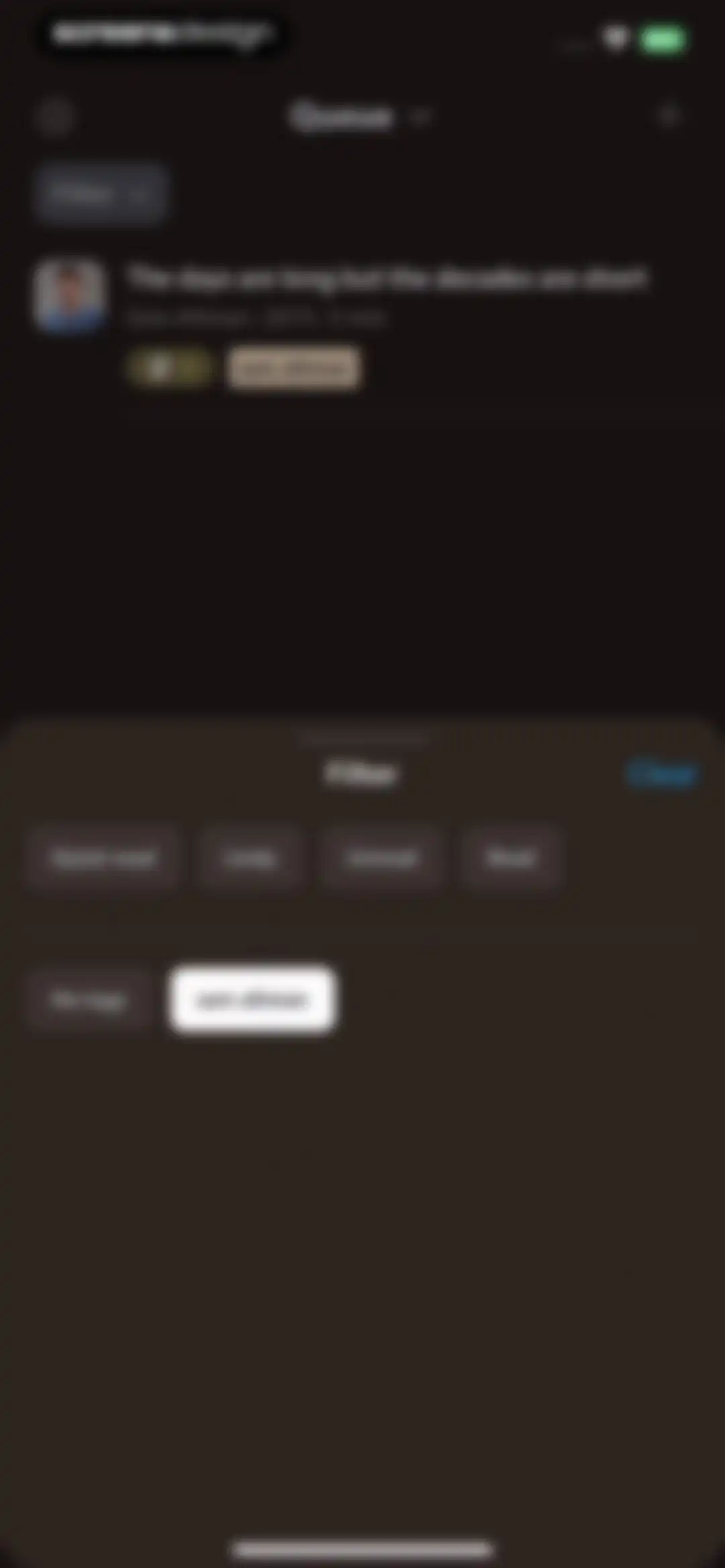 Matter: Reading App screen 61