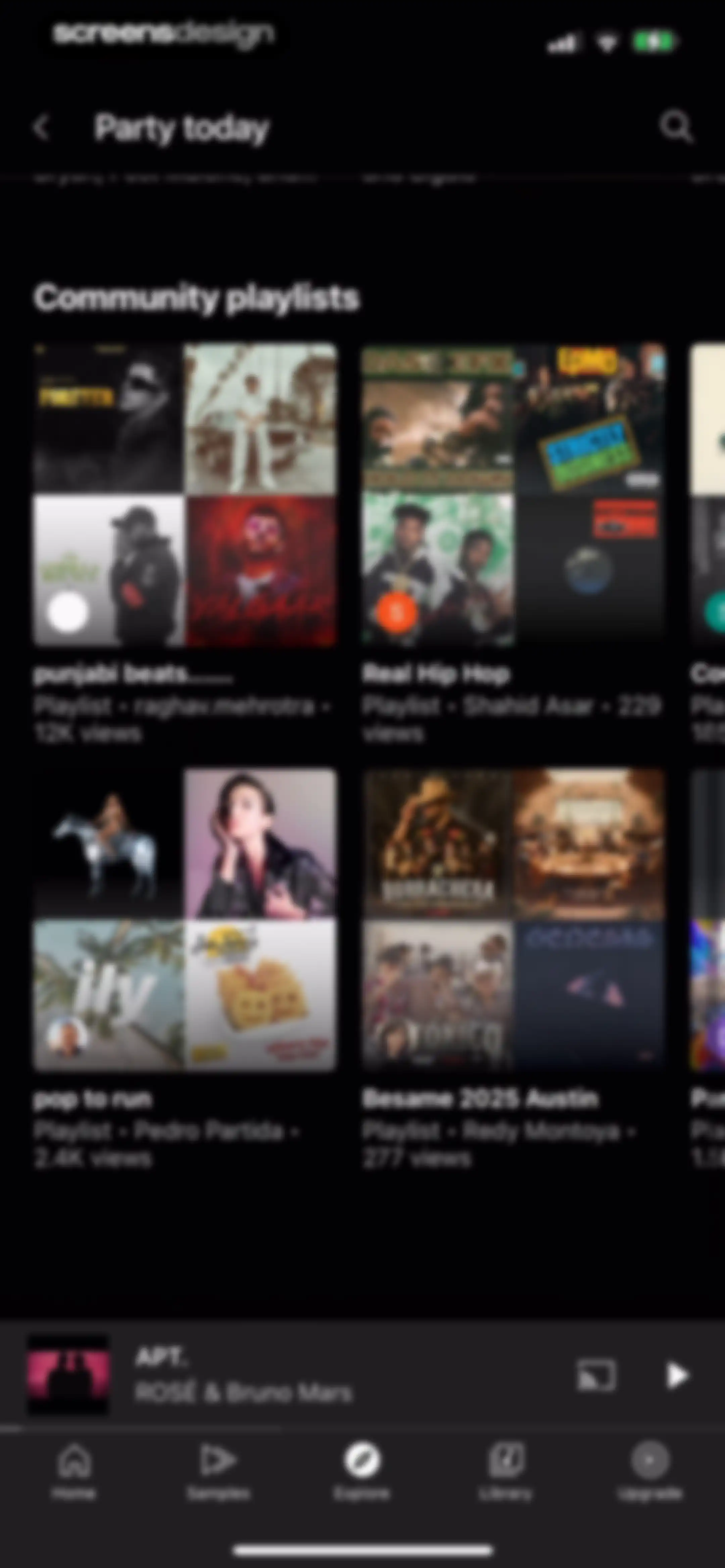 YouTube Music screen 122