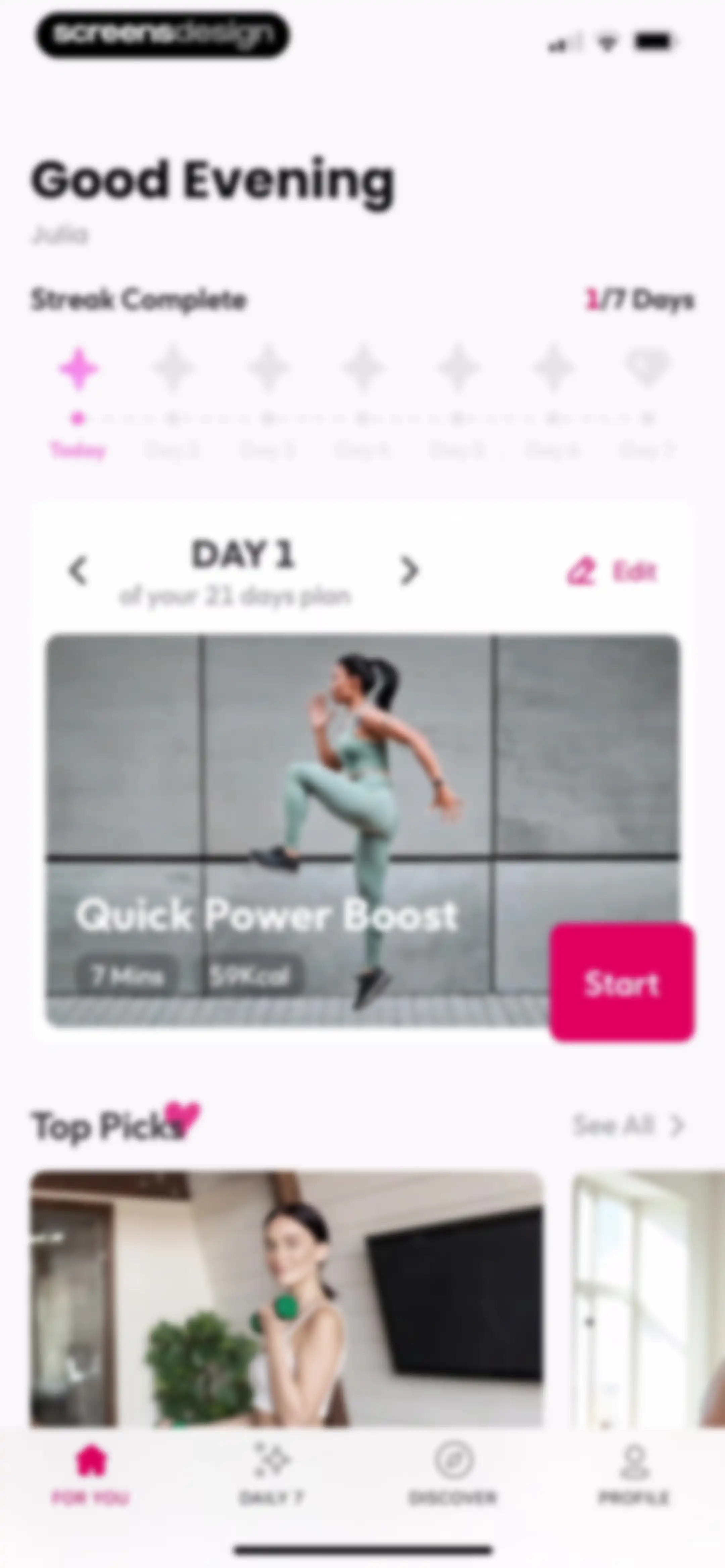 Workout for Women: Home & Gym screen 73