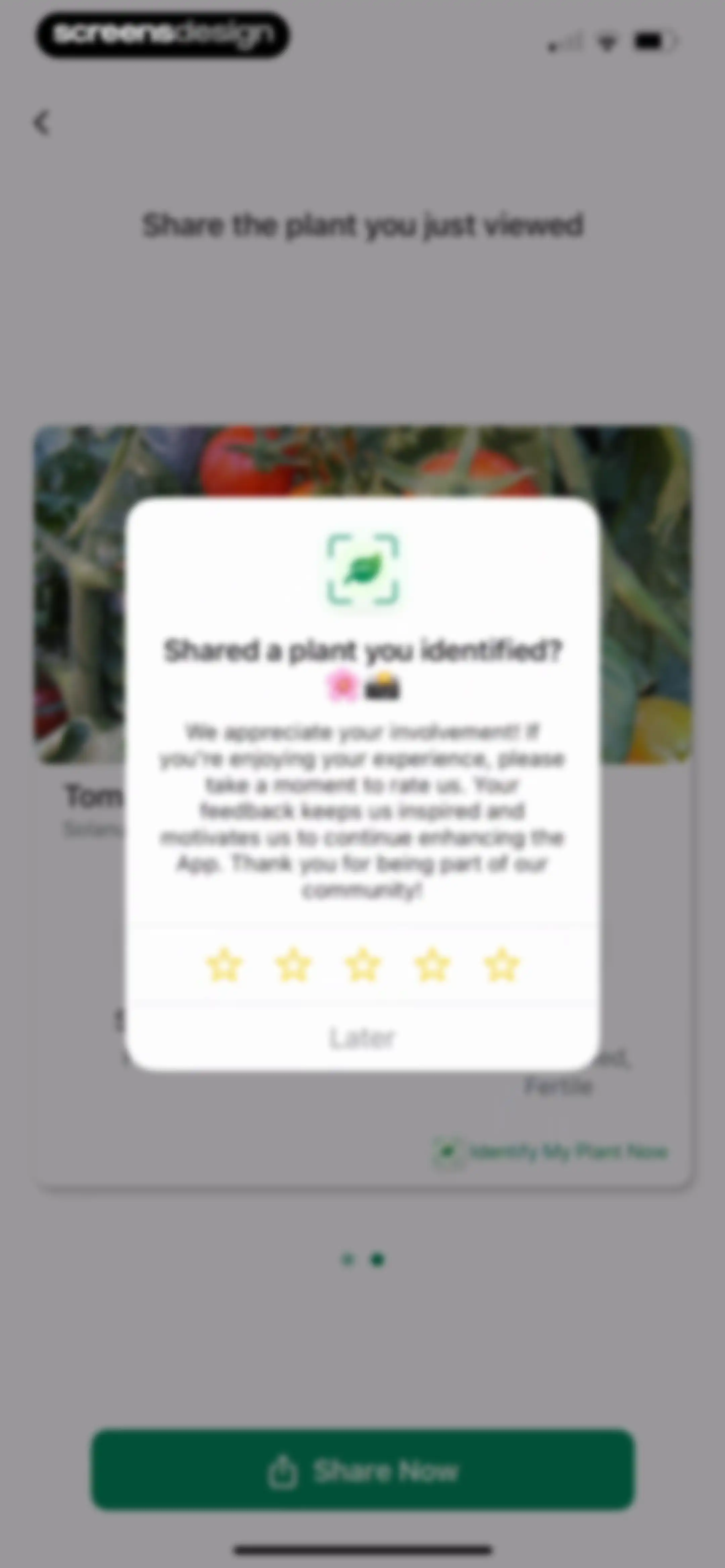 Identify My Plant Now screen 21