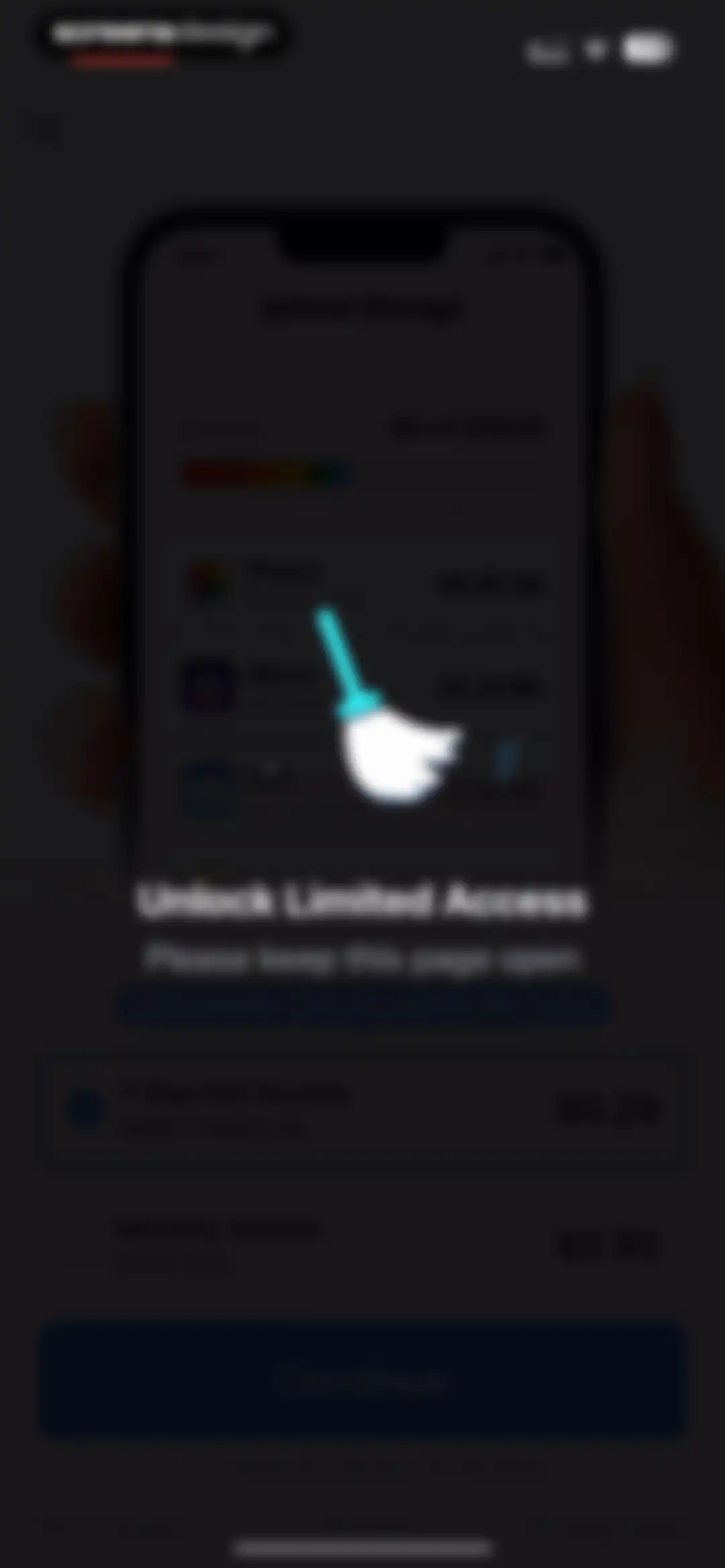 Cleaner Suite:Clean up Storage screen 11