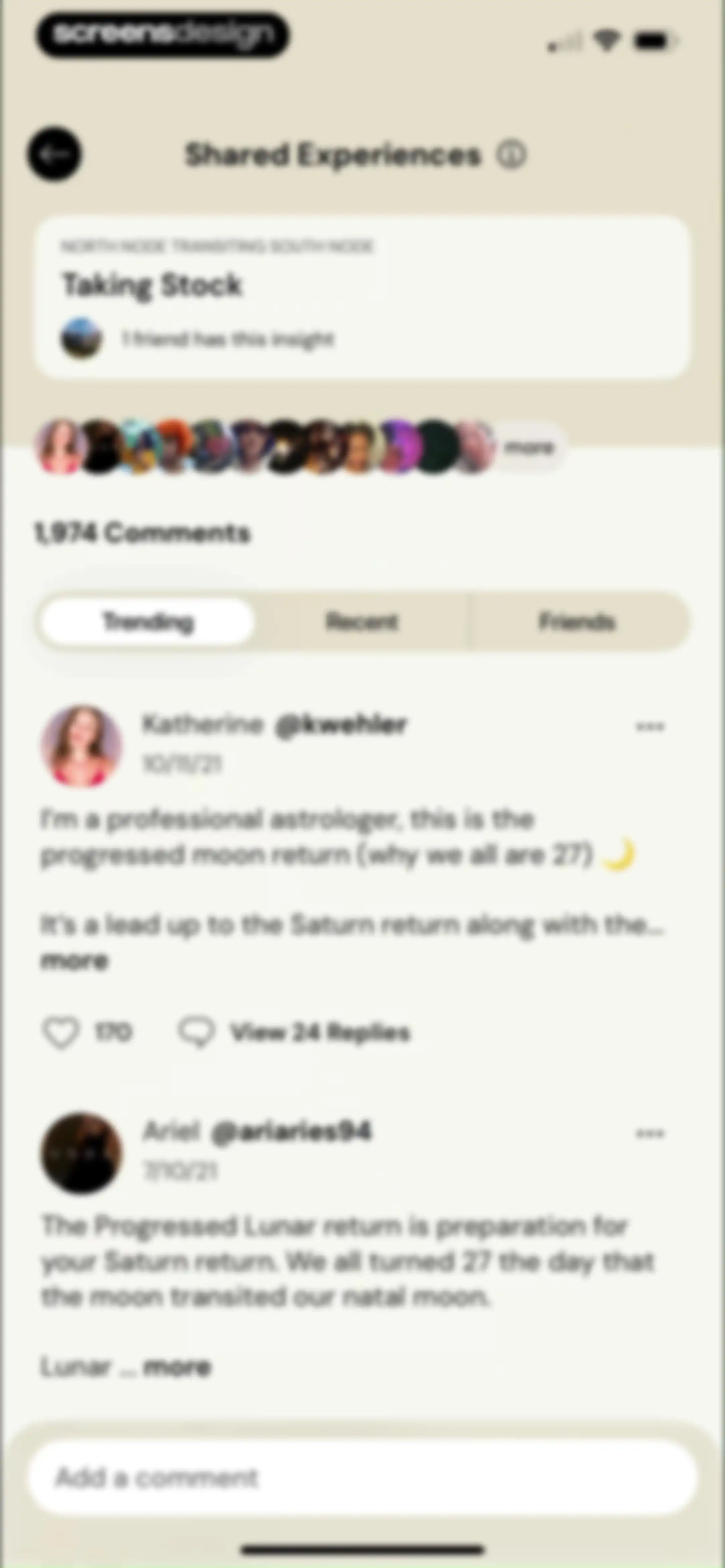 The Pattern: Astrology screen 39