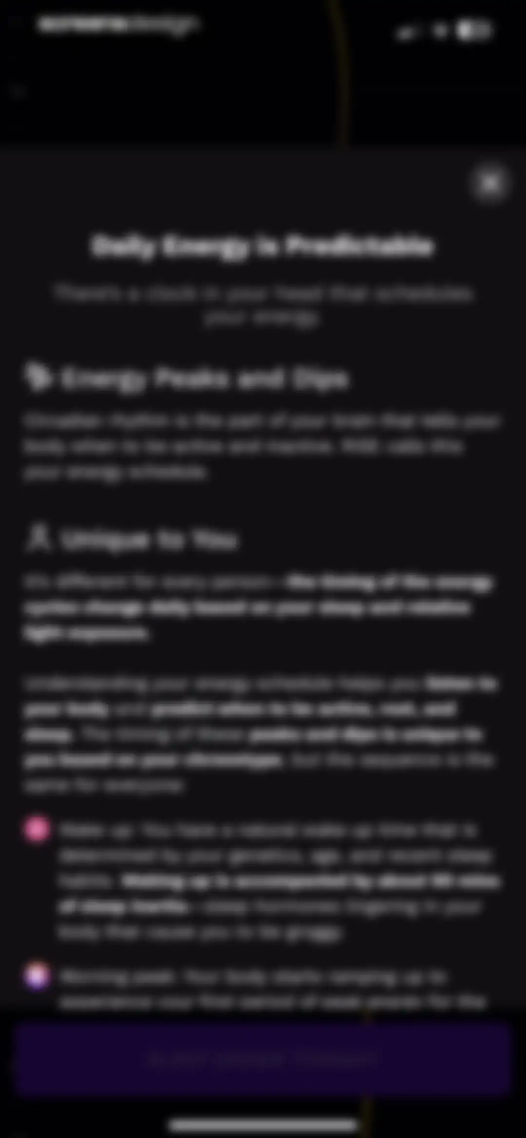 RISE: Sleep Tracker screen 43