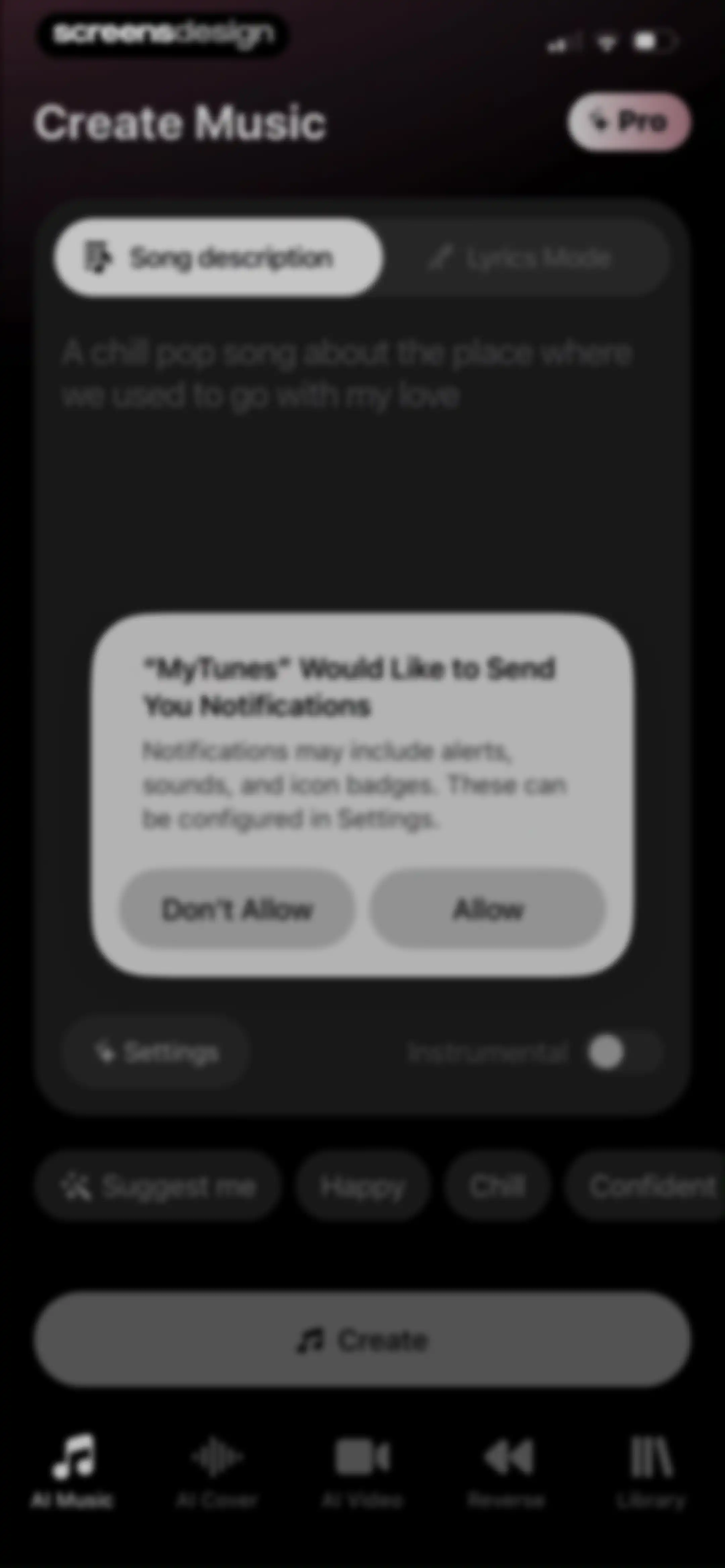MyTunes : AI Music Generator screen 7