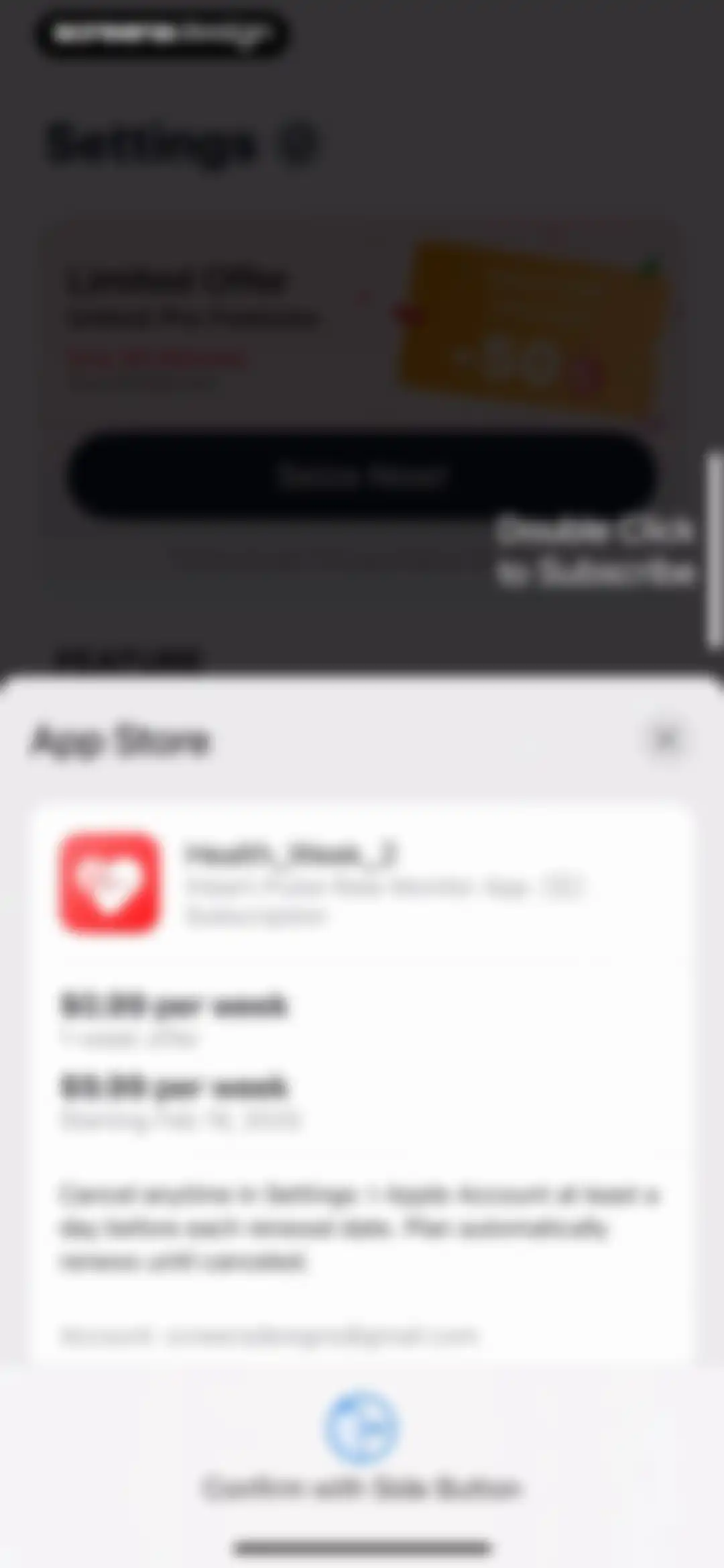 iHeart-Pulse Rate Monitor App. screen 75