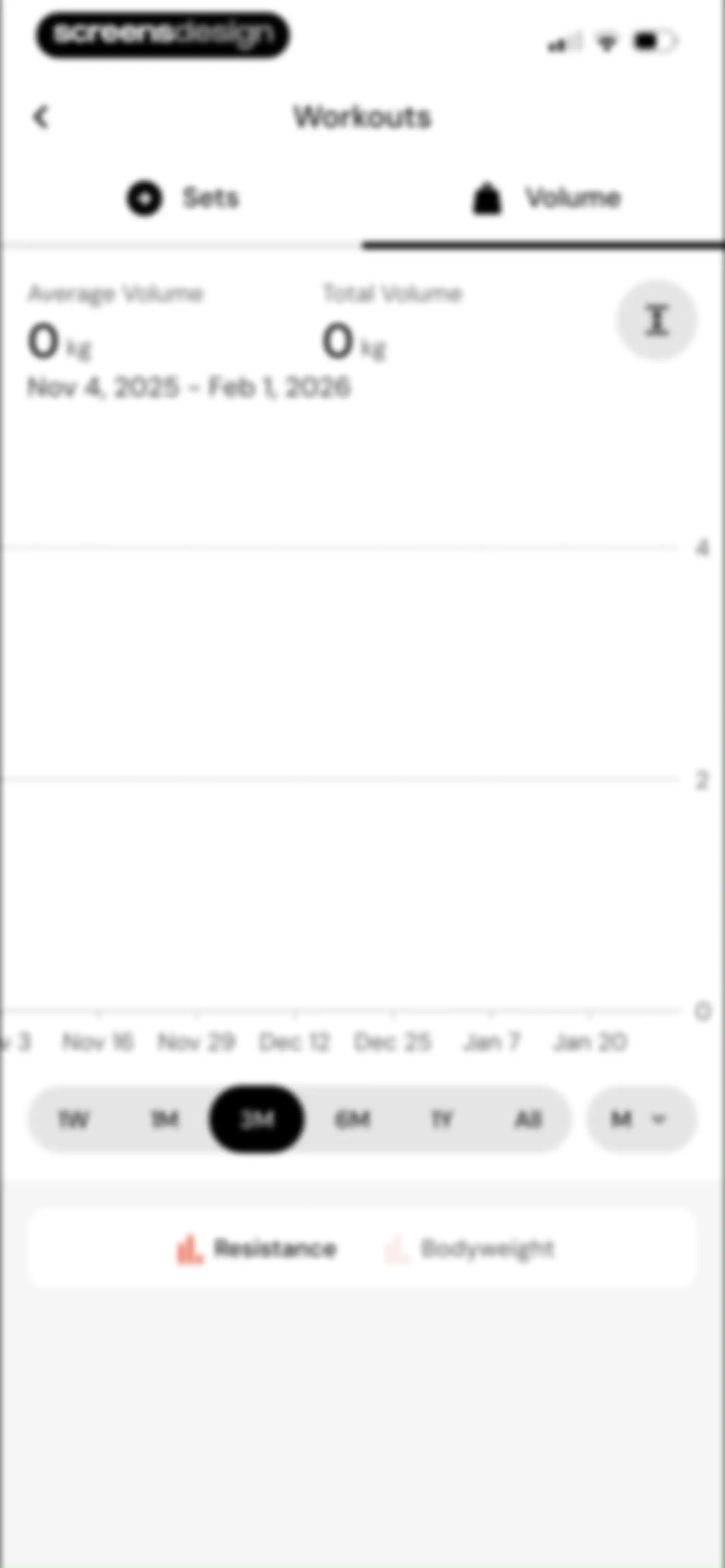 MacroFactor Workouts - Tracker screen 60