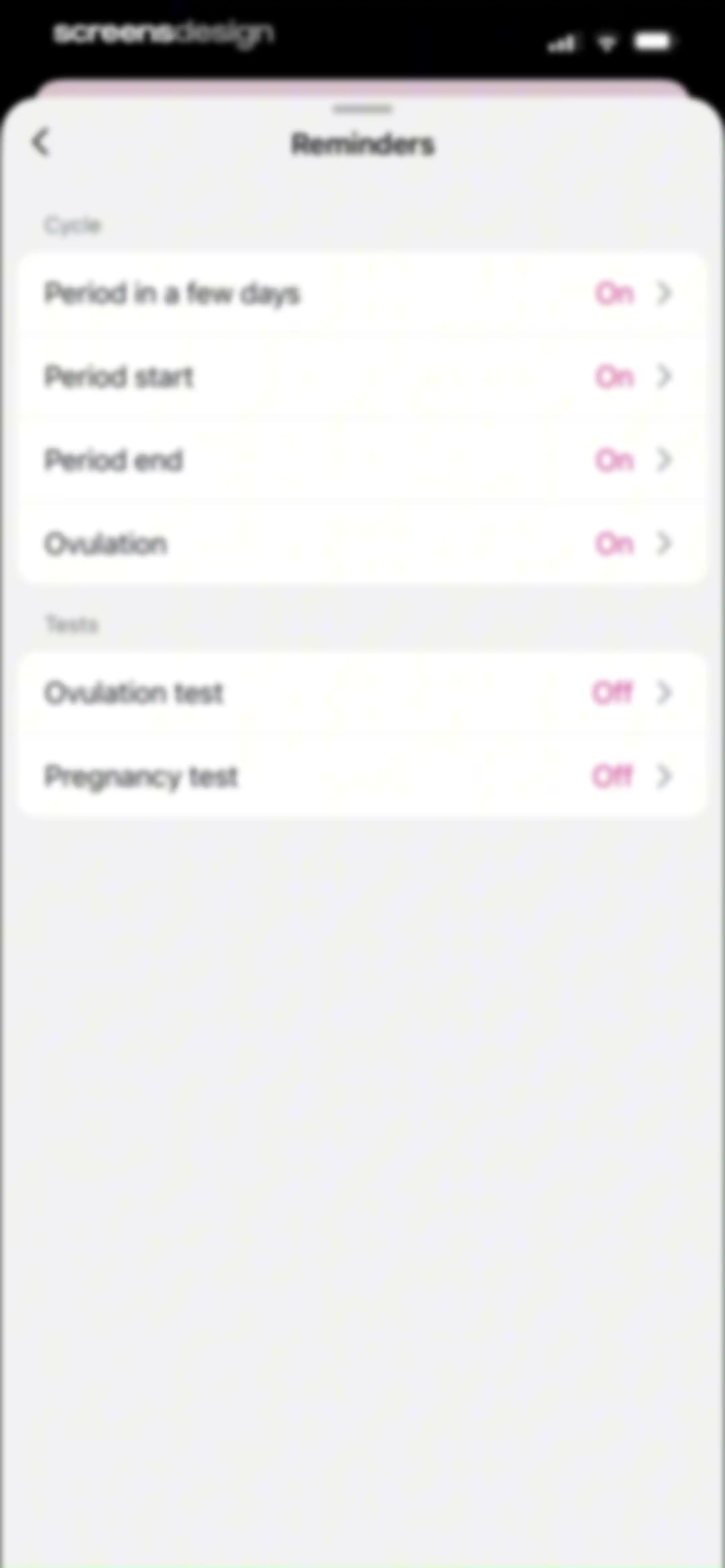 Pregmate Ovulation Tracker screen 64
