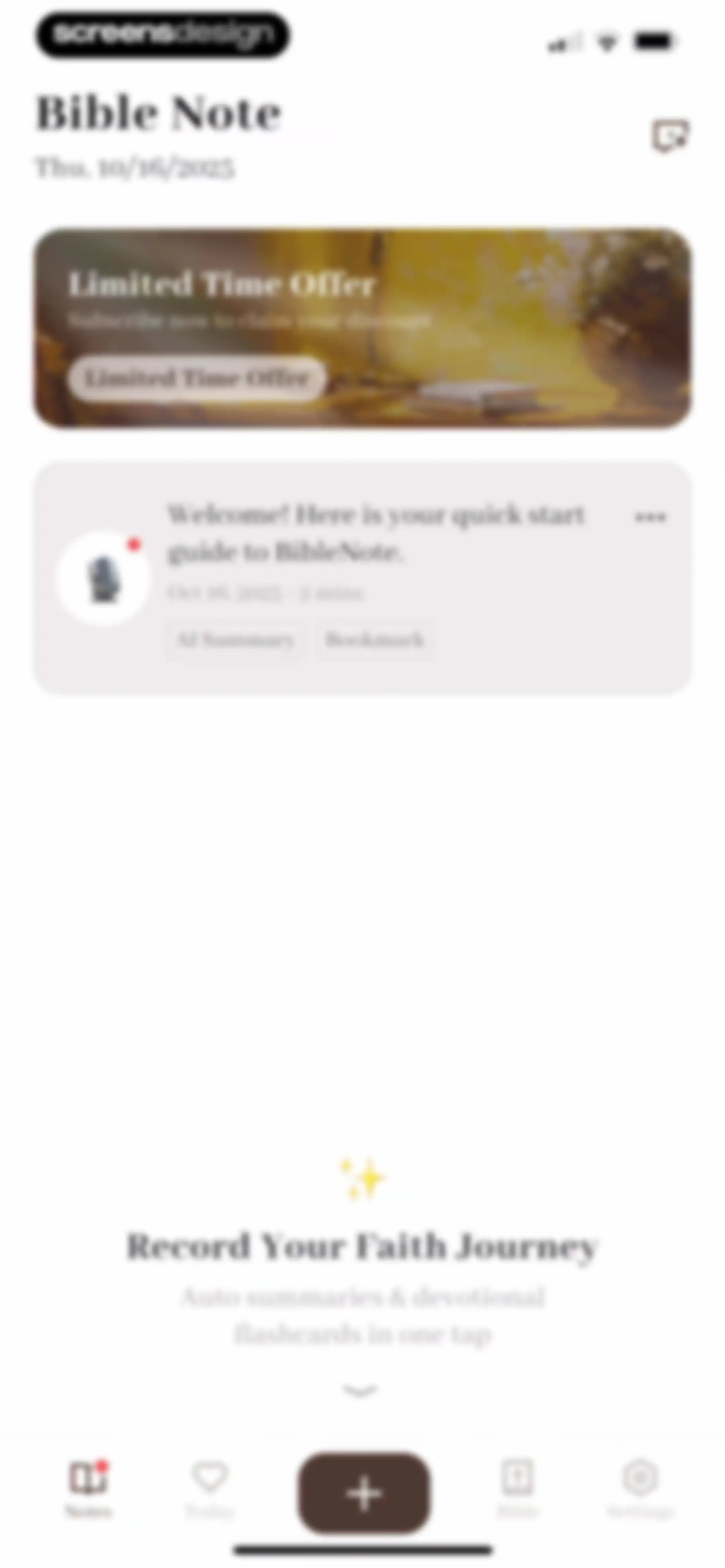 Bible Note: Sermon Notes screen 19