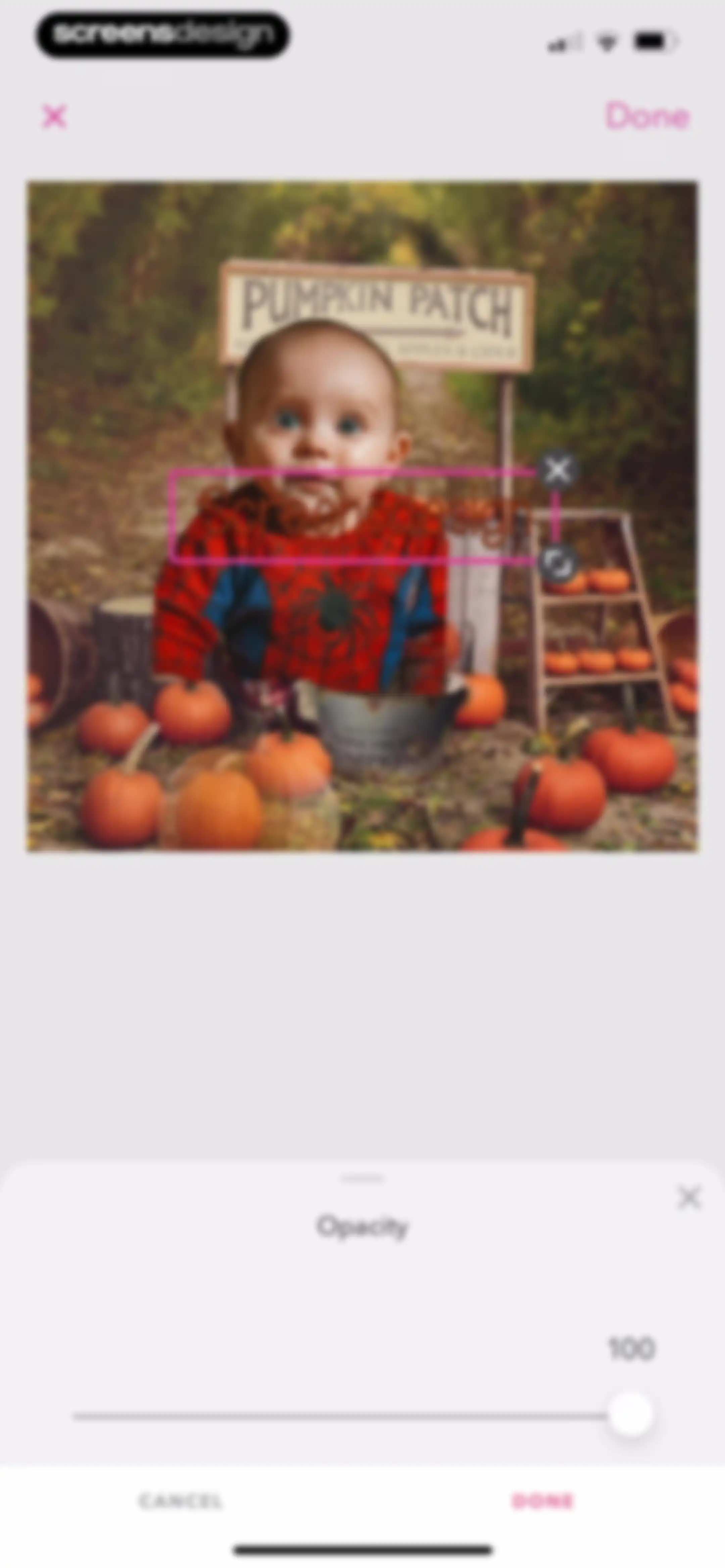 Precious - Baby Photo Art screen 80