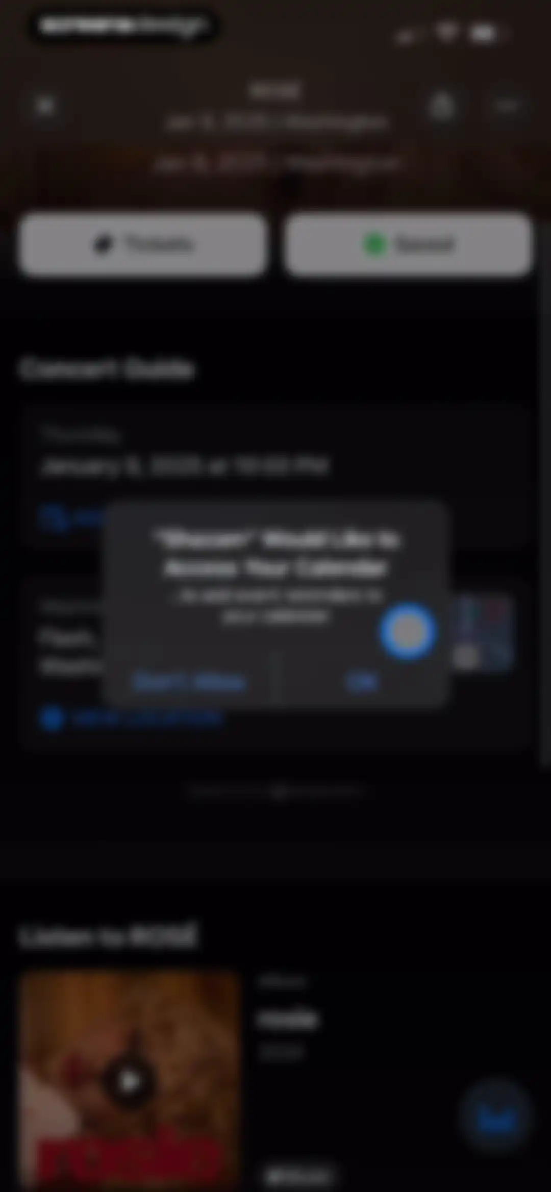 Shazam: Find Music & Concerts screen 22