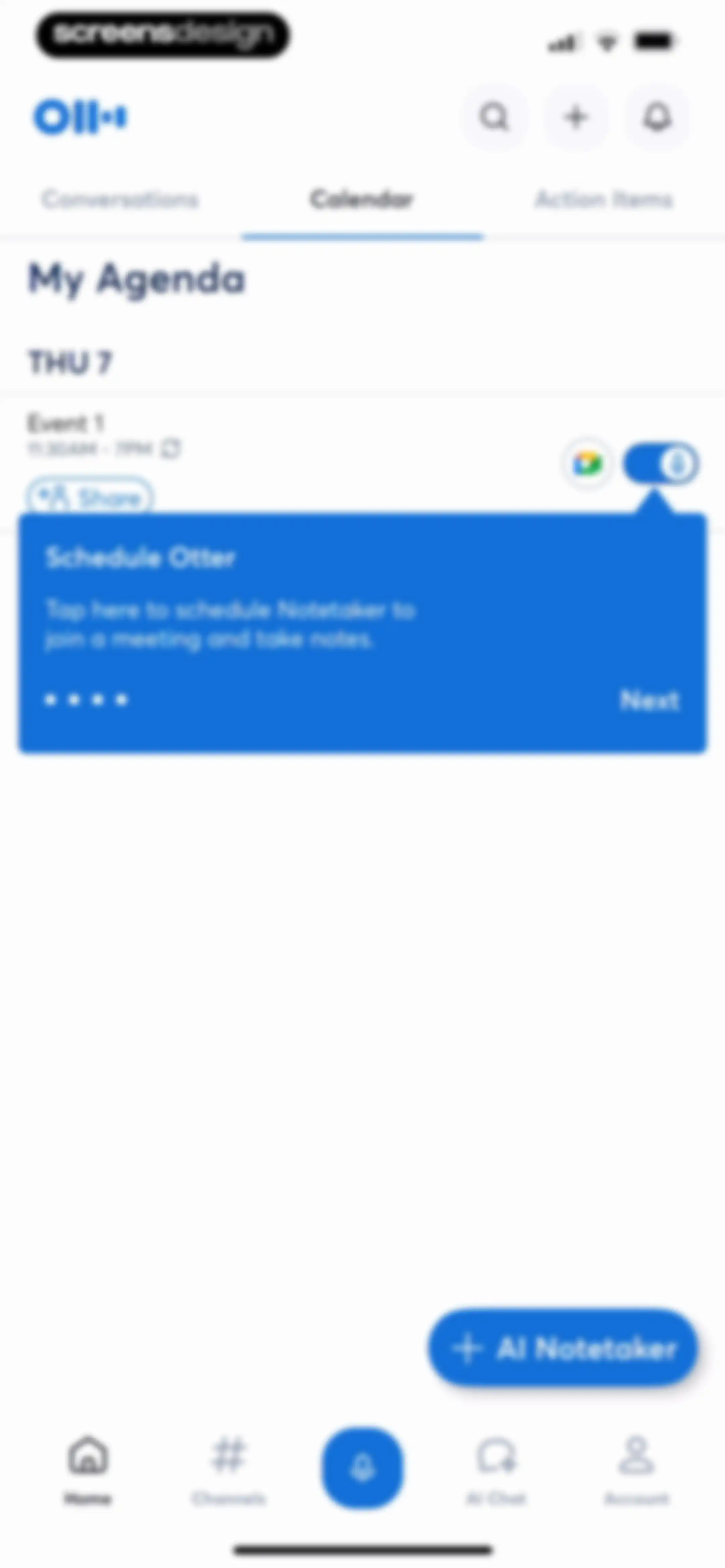 Otter Transcribe Voice Notes screen 18
