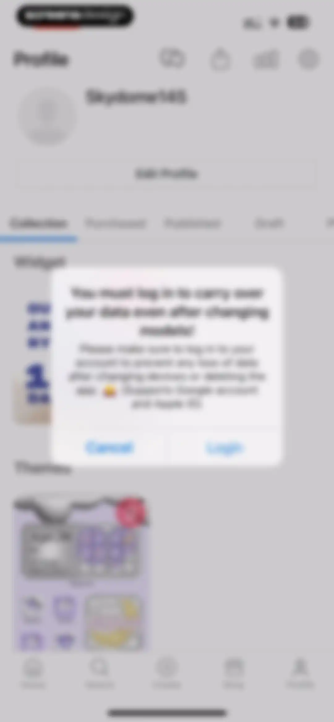 WidgetClub:Widget, Theme, Icon screen 77