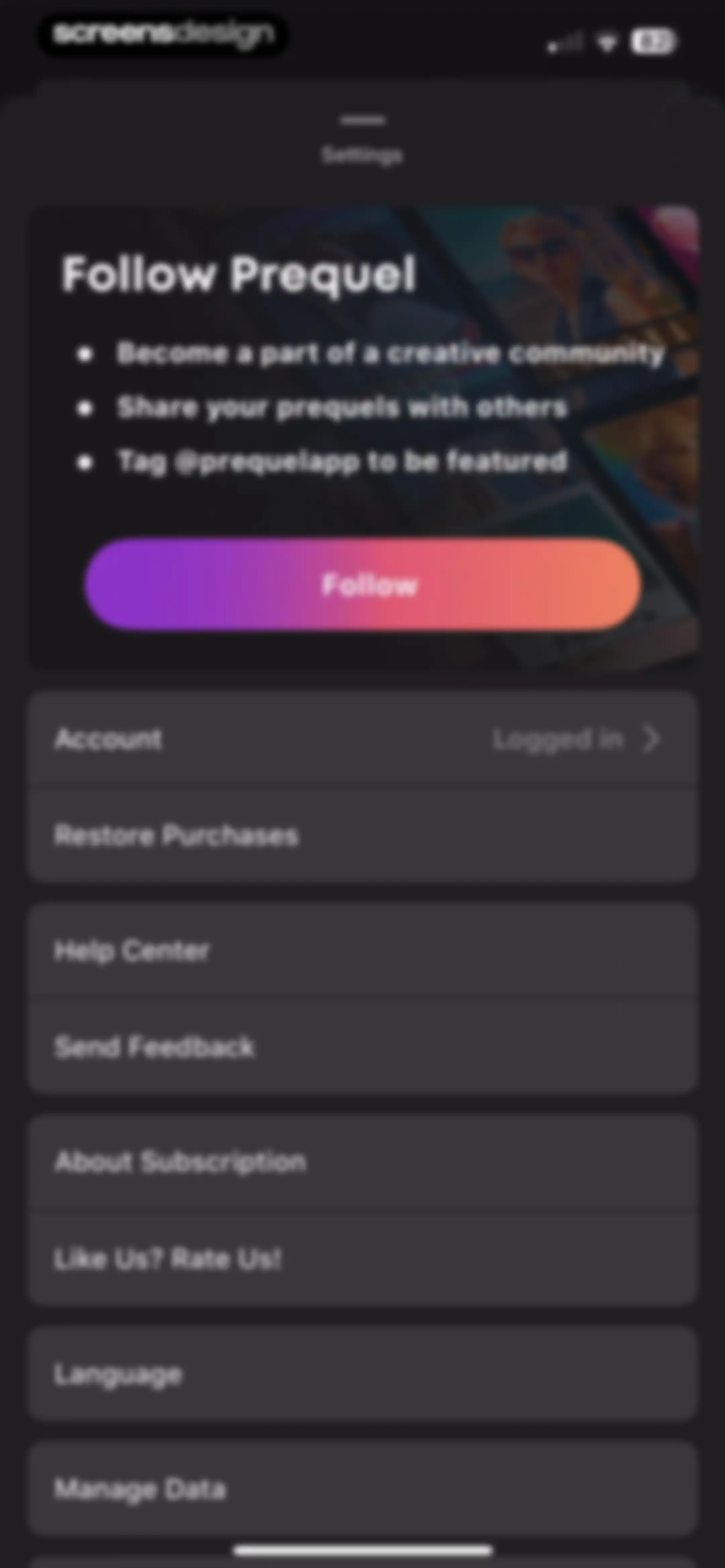 Prequel: Photo & Video Editor screen 169