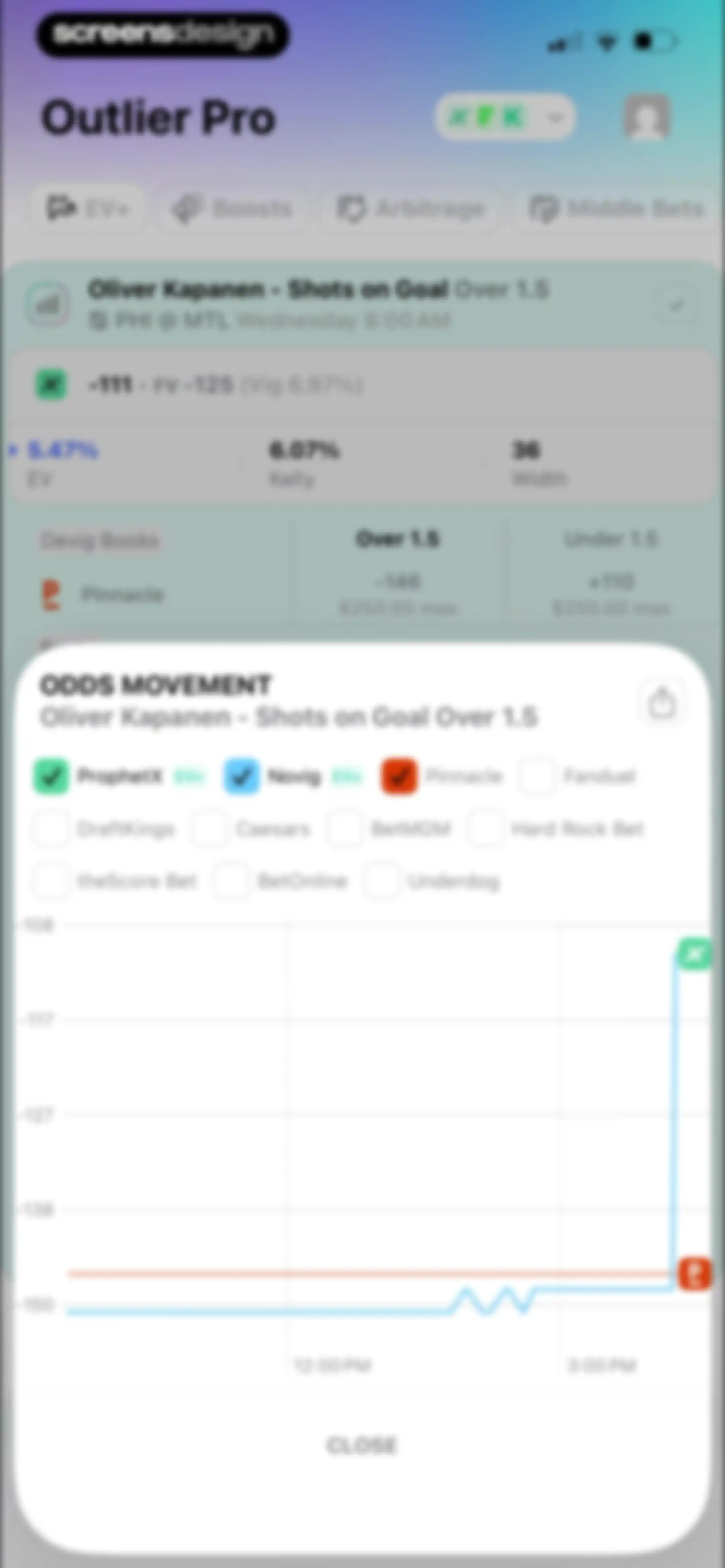 Outlier: Smart Sports Betting screen 81