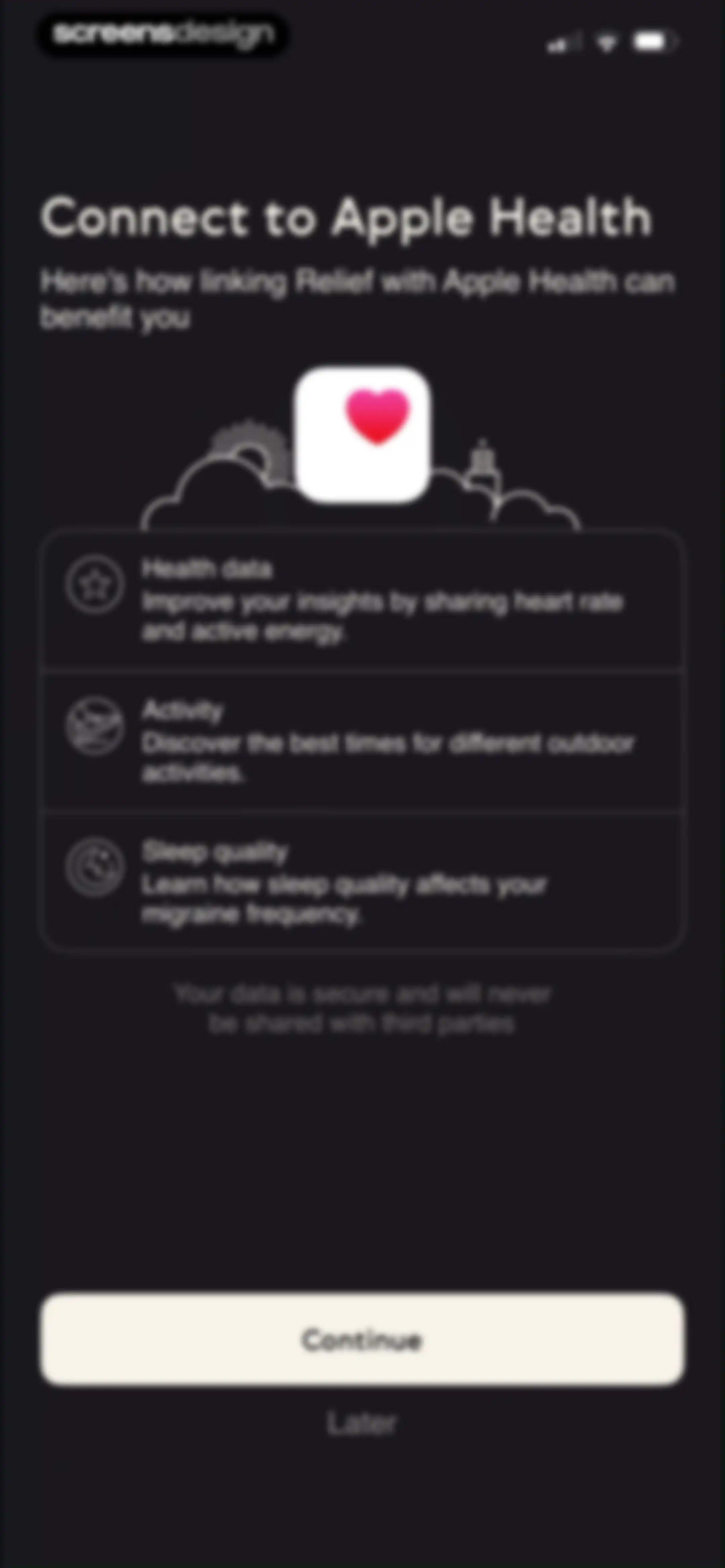 Relief - Migraine Tracker screen 29