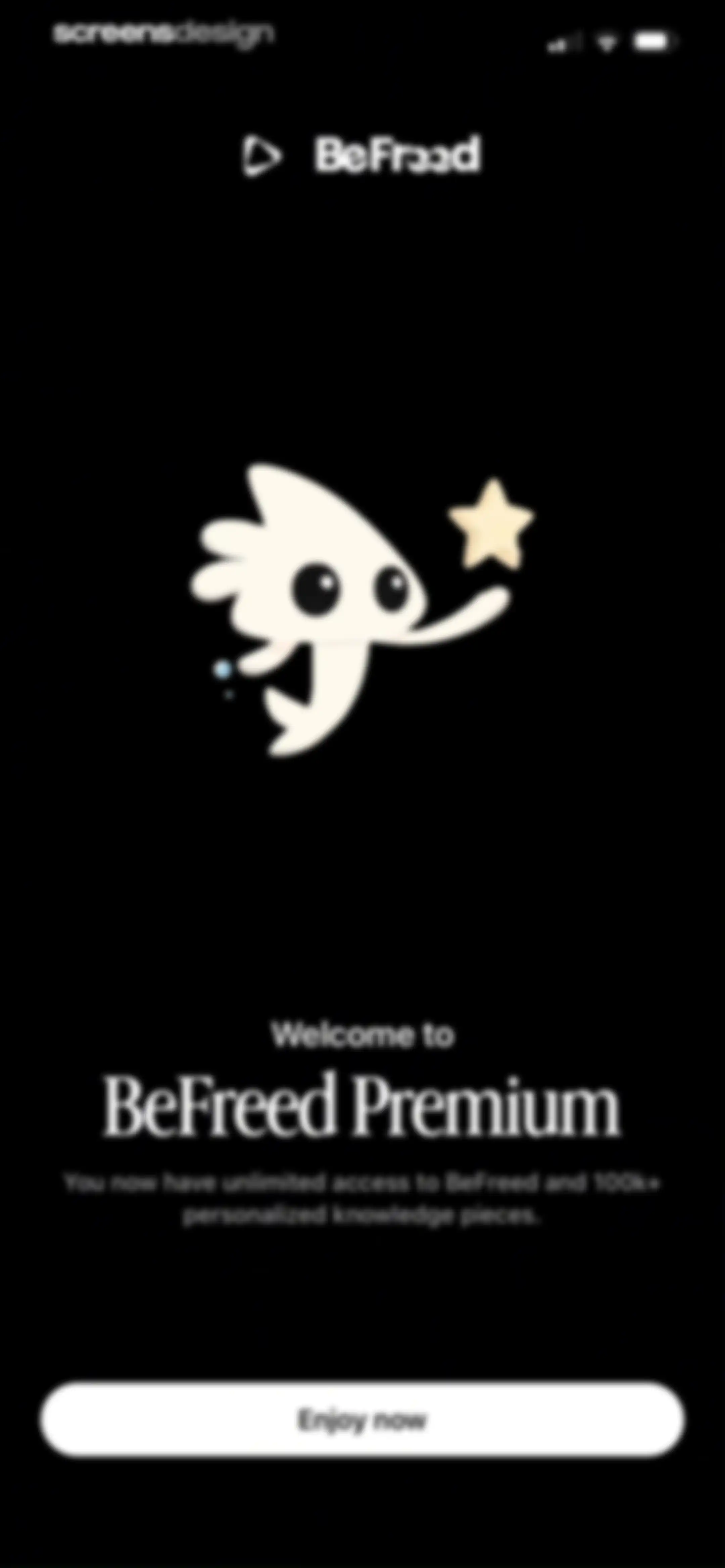 BeFreed: Personalized Learning screen 38