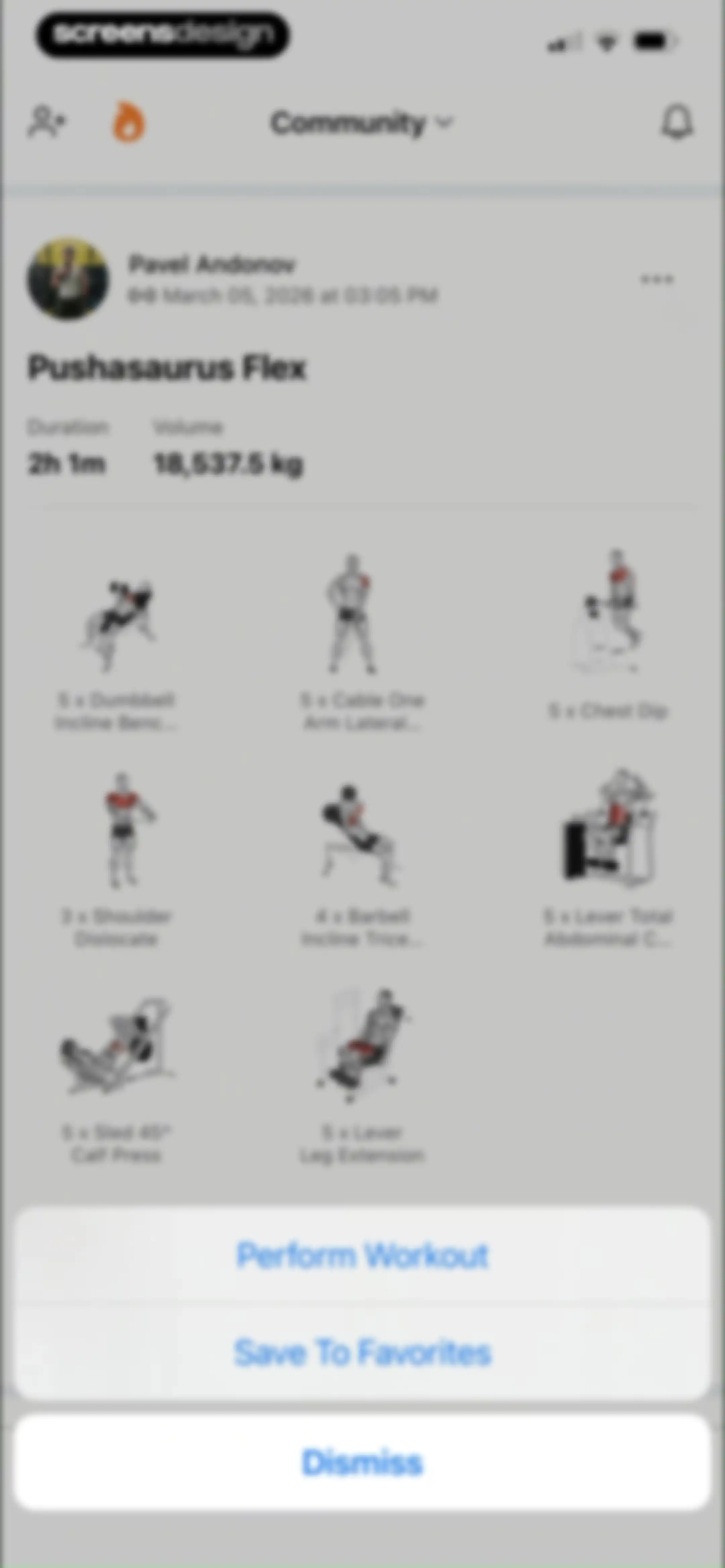 Lyfta: Gym Workout Tracker Log screen 130