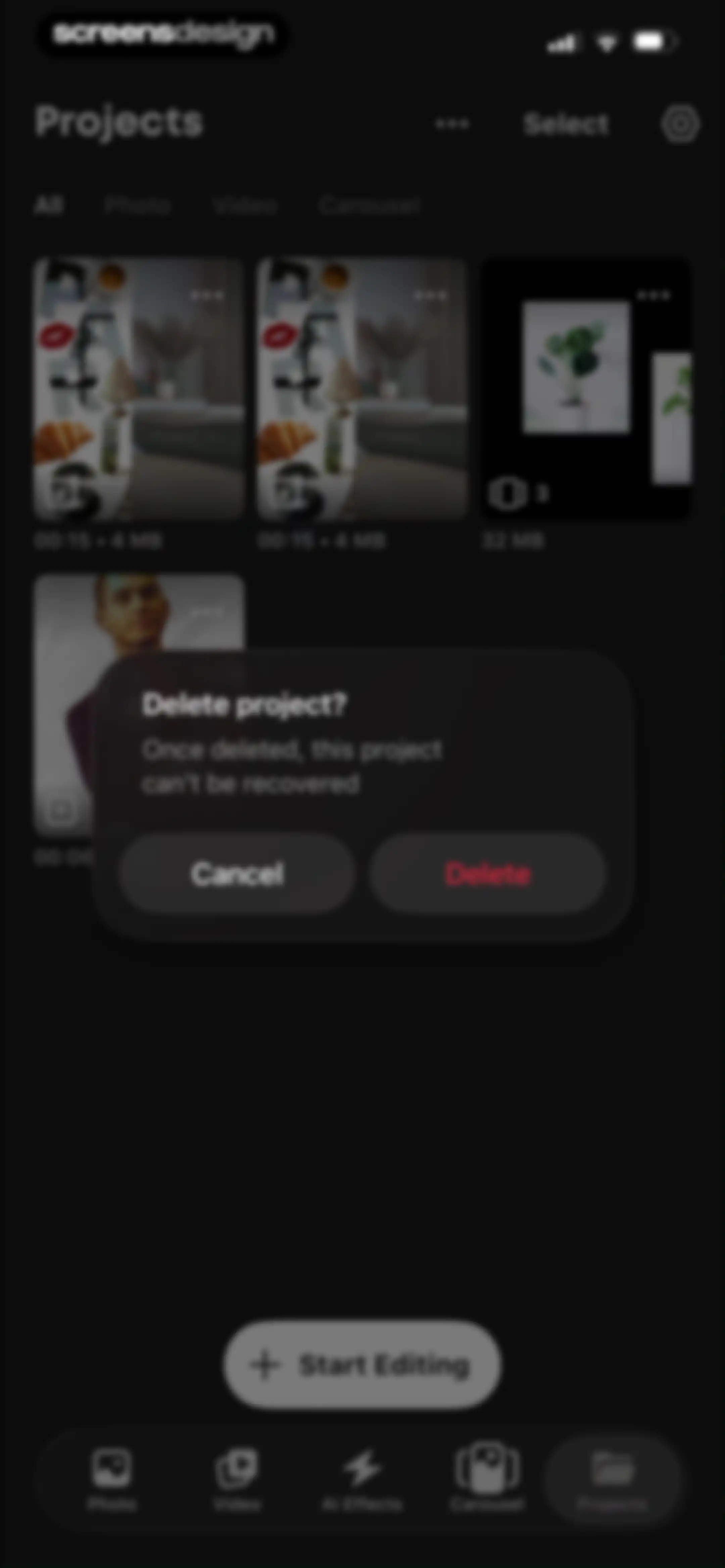Prequel: Photo & Video Editor screen 126