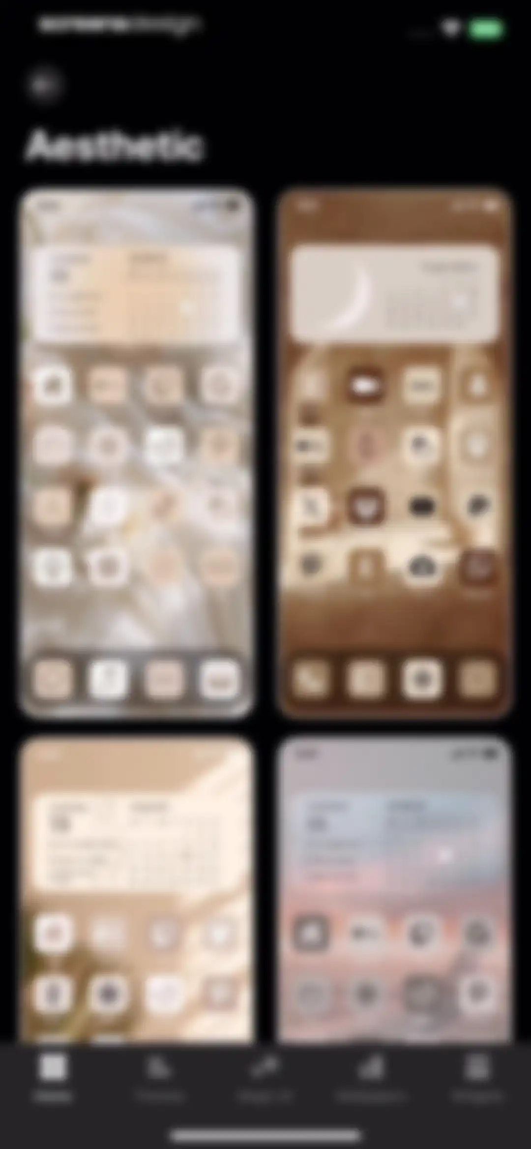 Aesthetic: App icons & Widgets screen 39