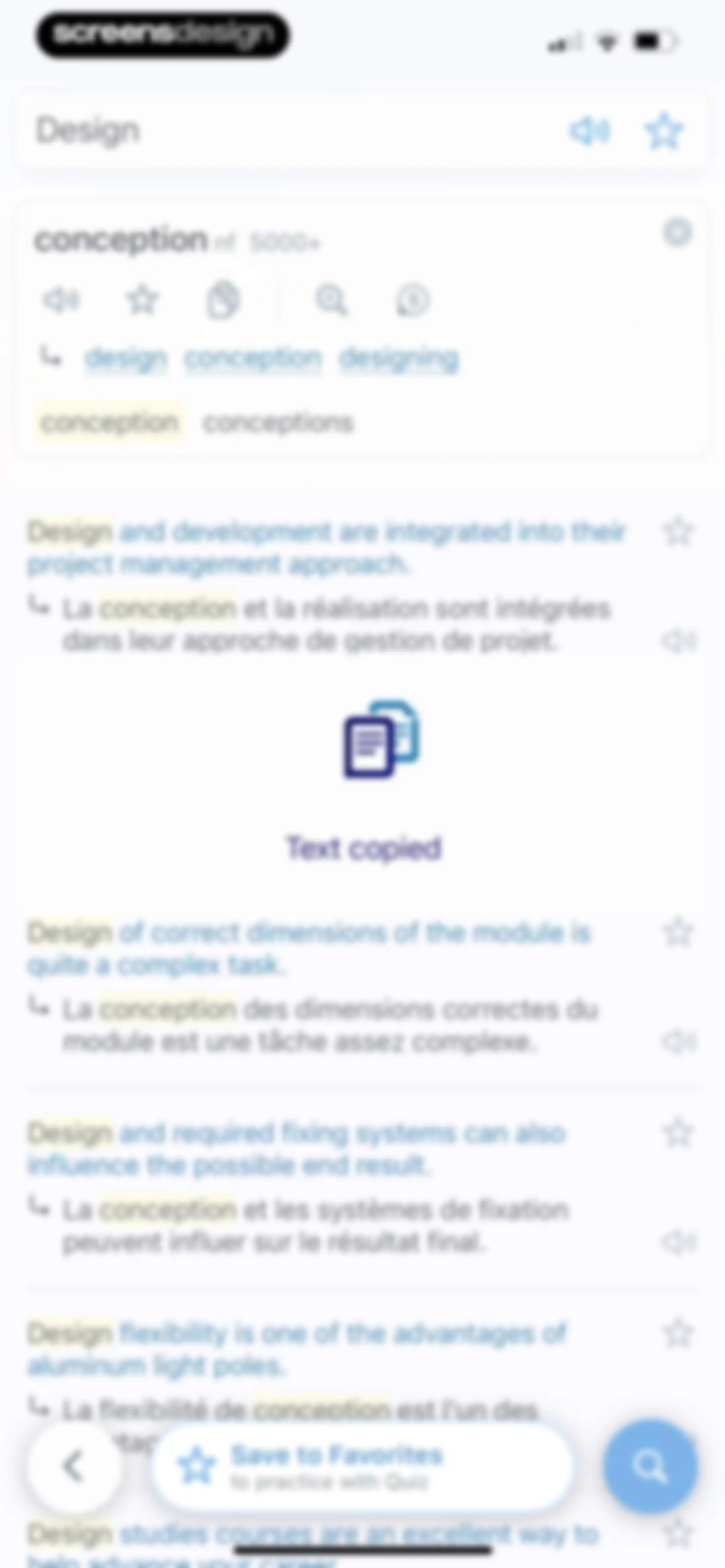 Reverso translate and learn screen 25