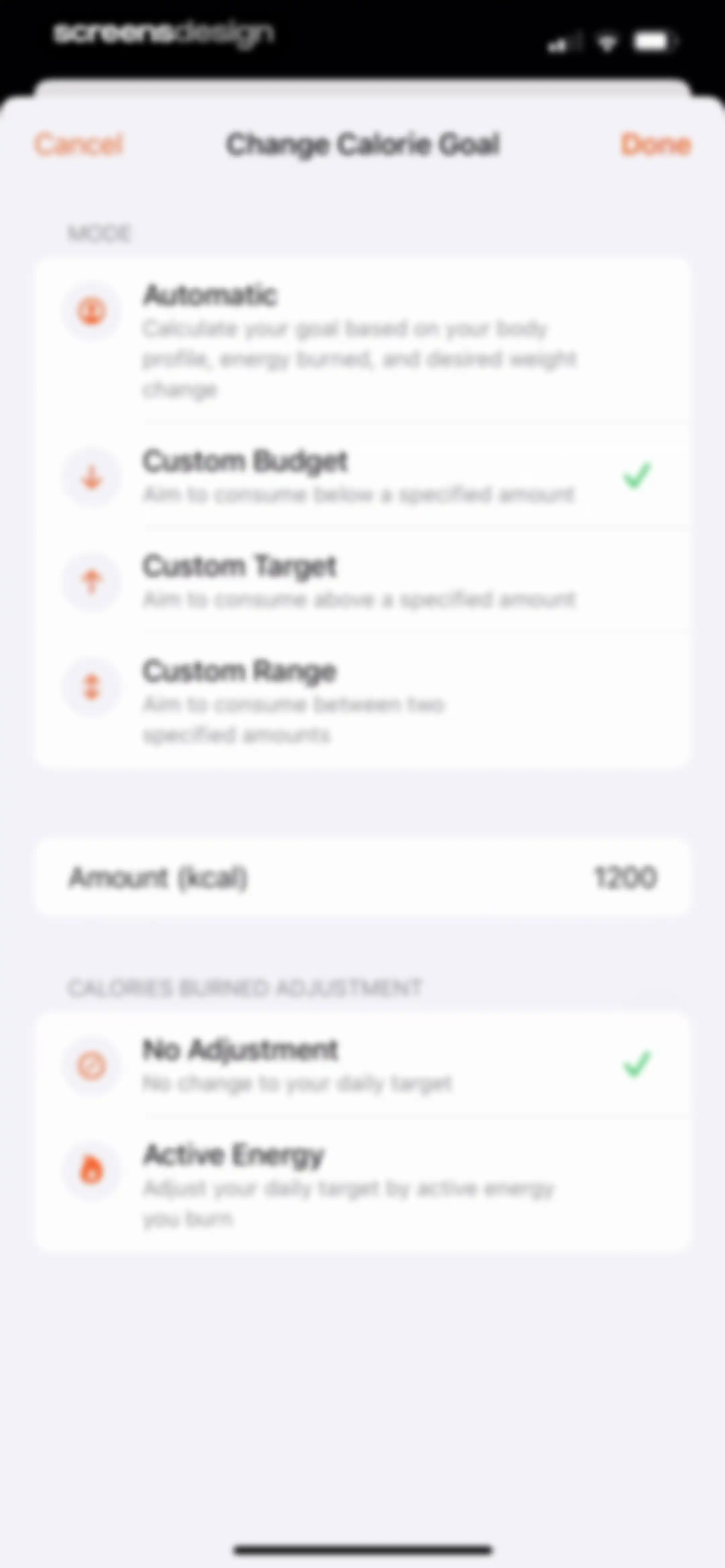 Nutrition Tracker: Foodnoms screen 14
