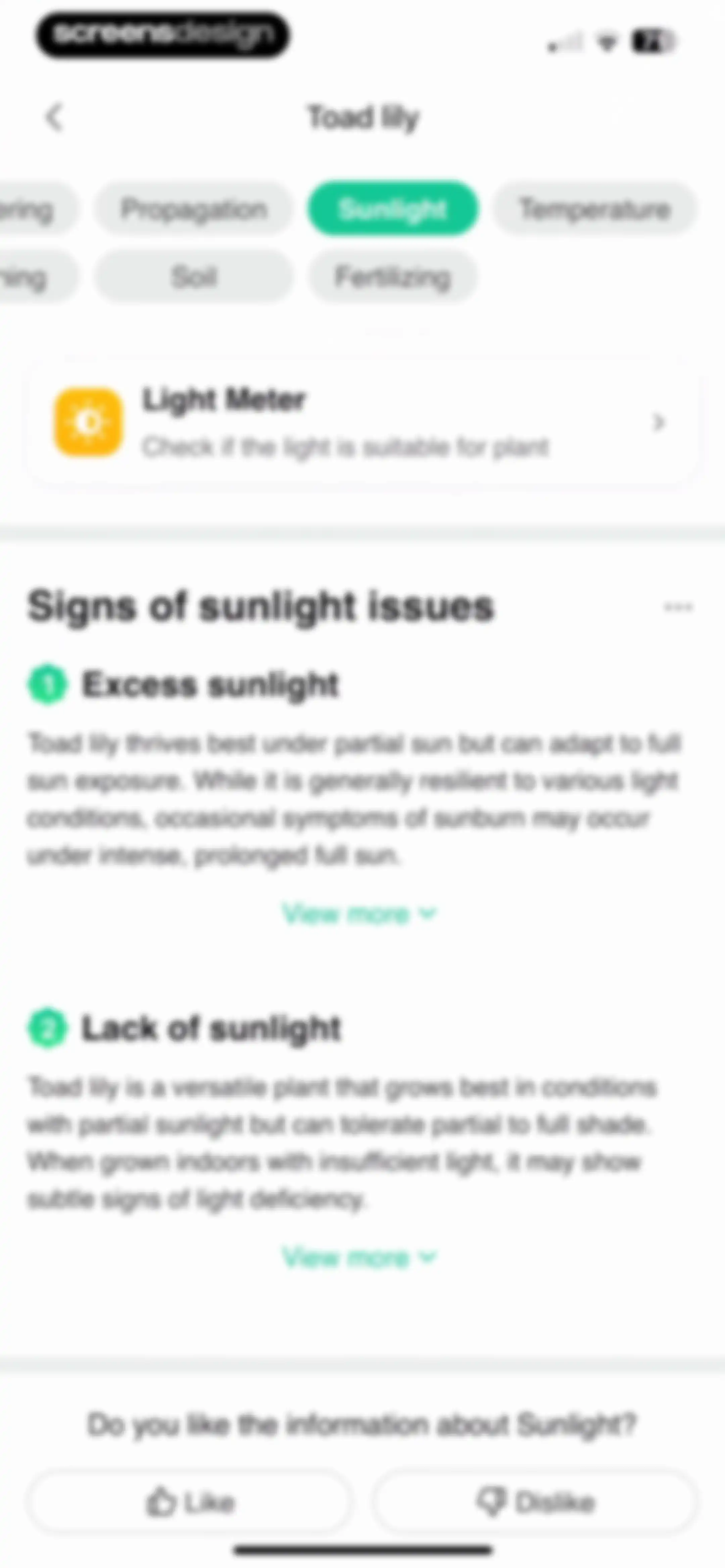 Plant Parent: Plant Care Guide screen 182