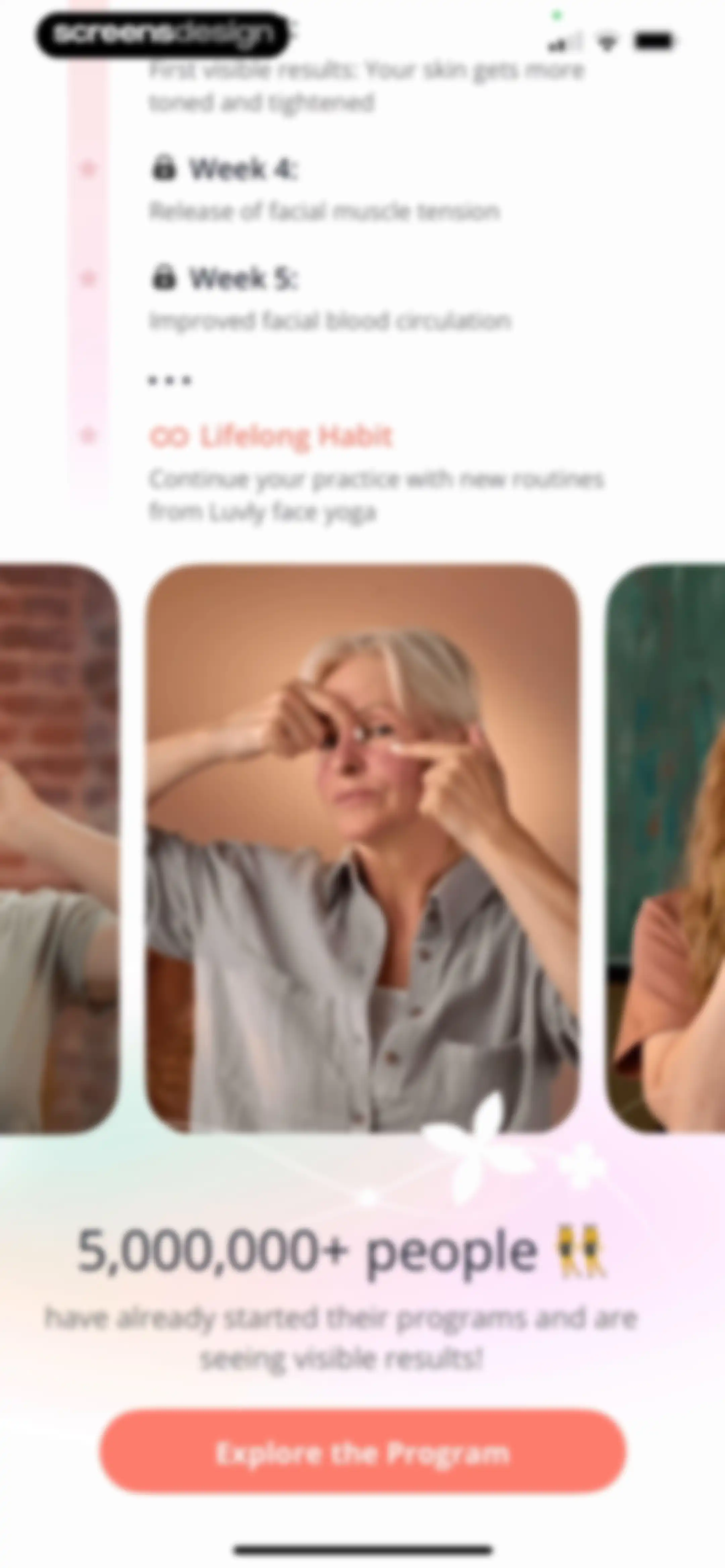 Luvly: Face Yoga Exercises screen 46