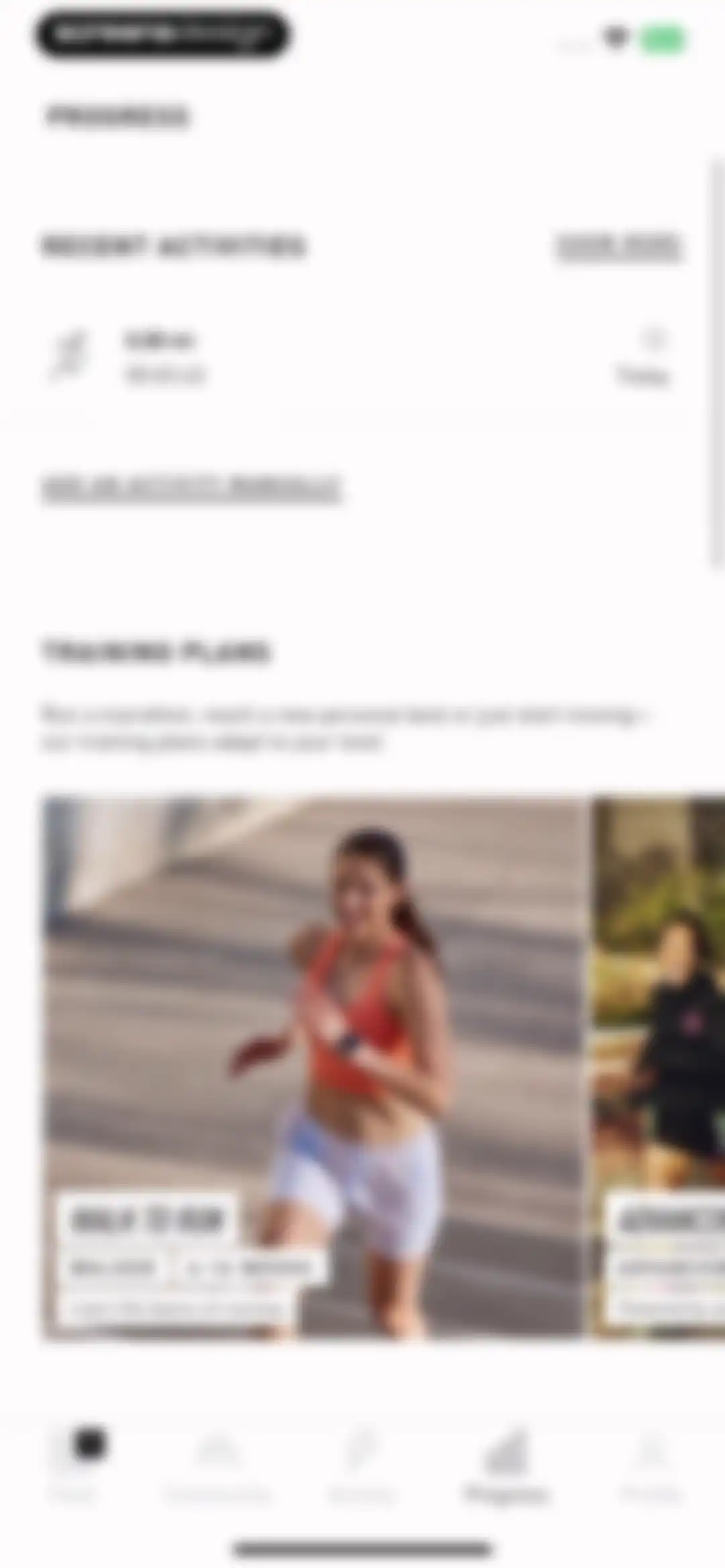 adidas Running: Run tracker screen 66