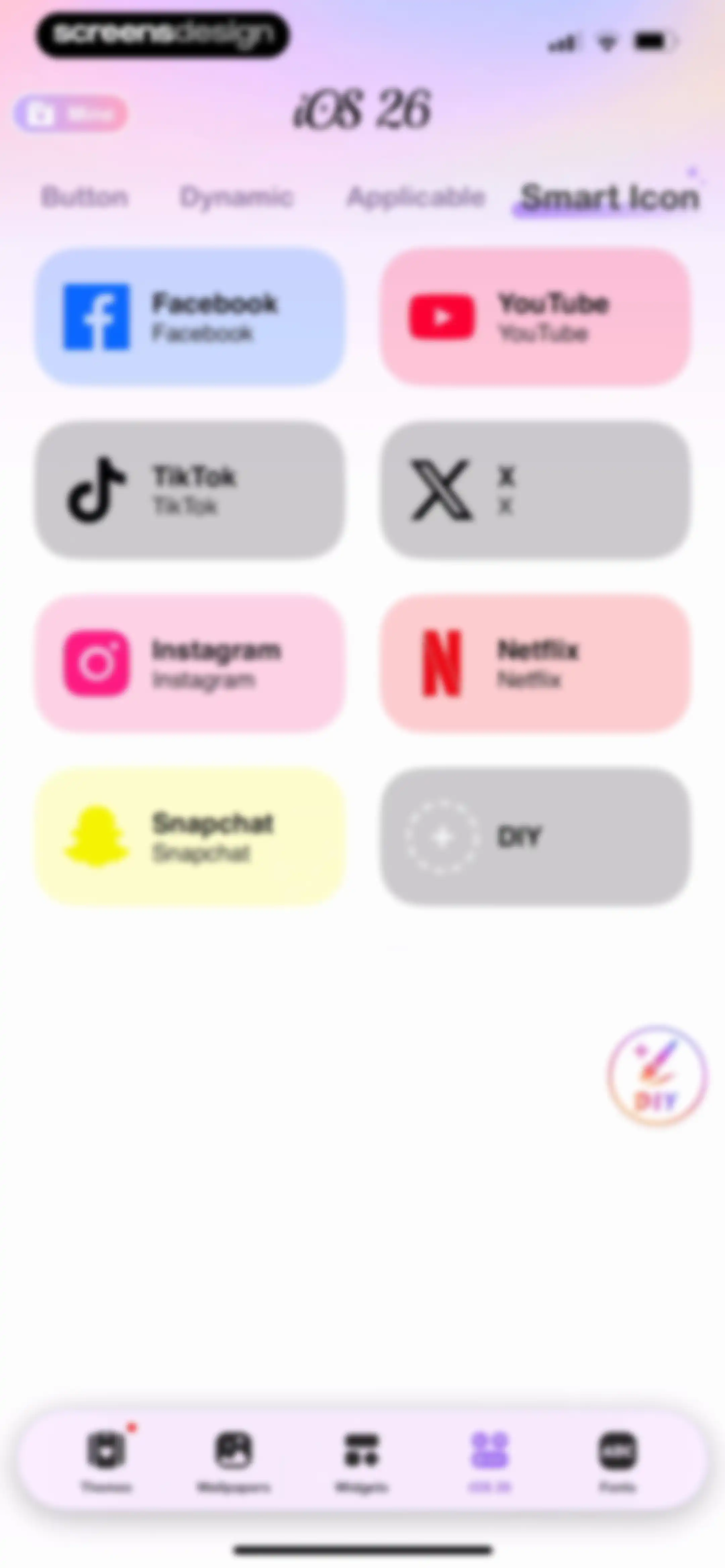 Cool Themes & Fonts: Cute Text screen 110