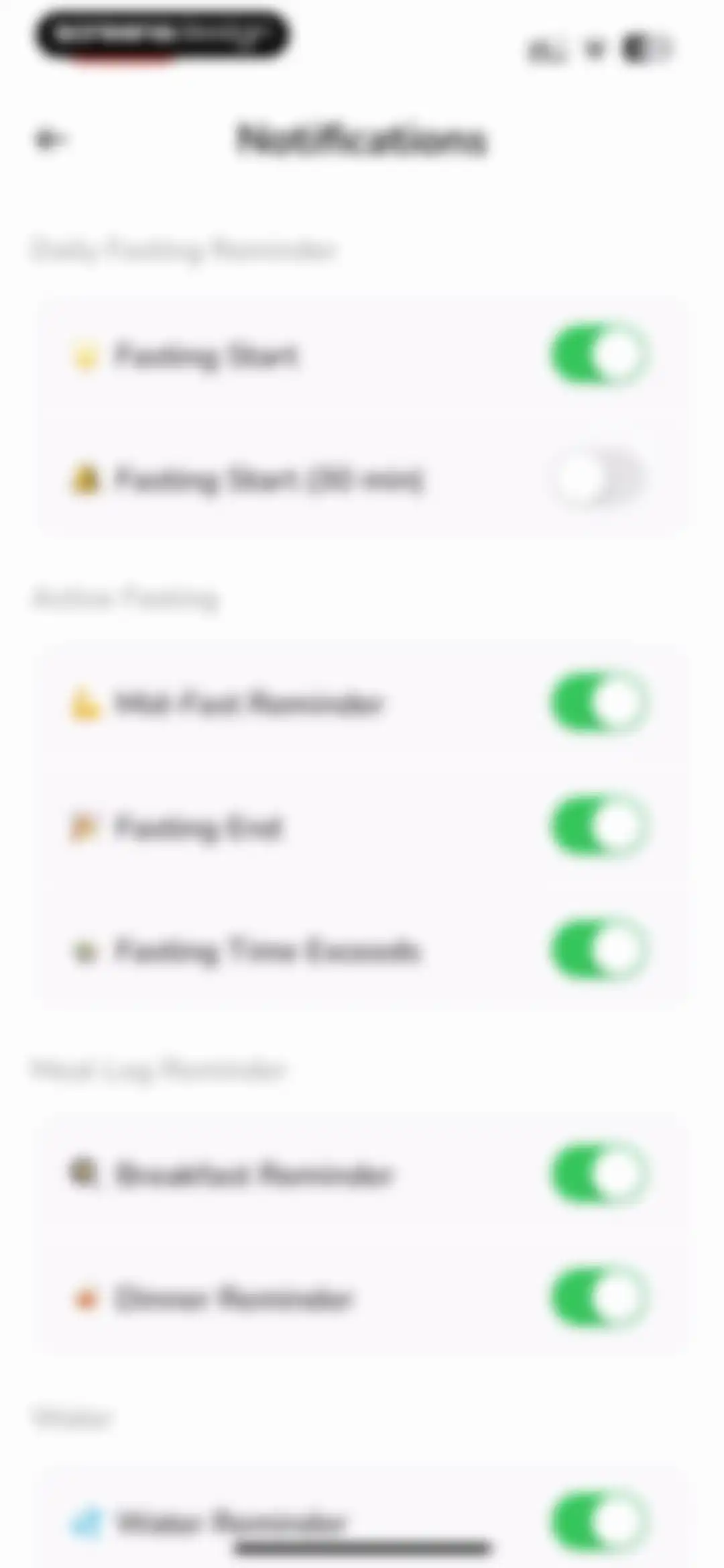 Fastie: Calorie & Food Tracker screen 107