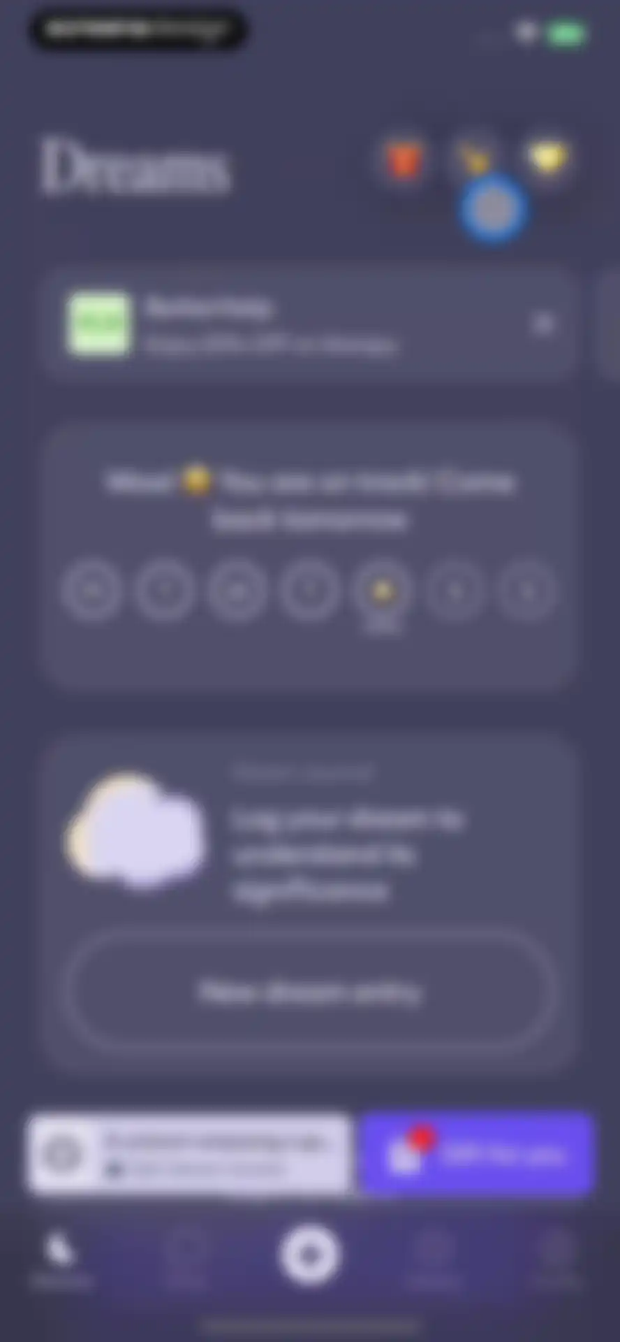 DreamApp: Dream Interpretation screen 93