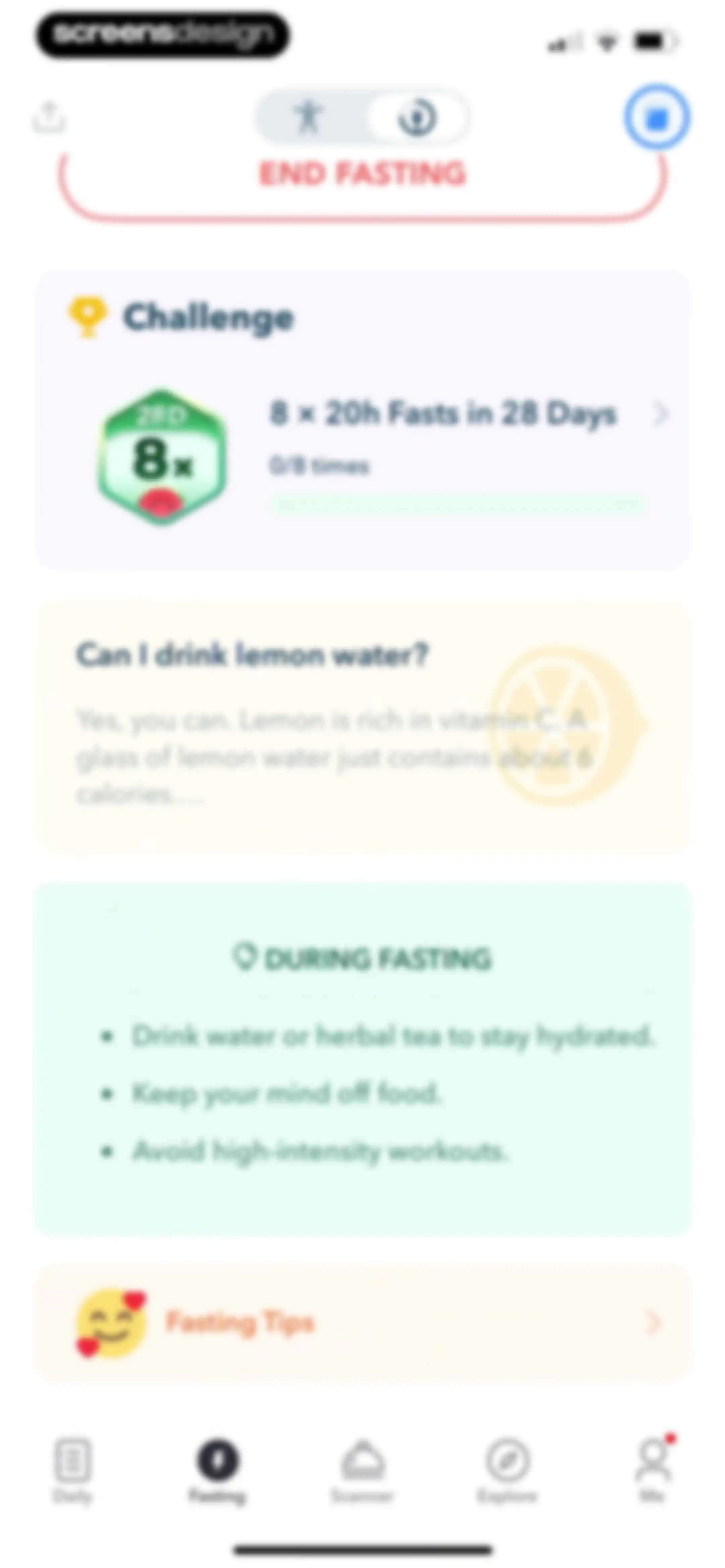 Intermittent Fasting Tracker - screen 292