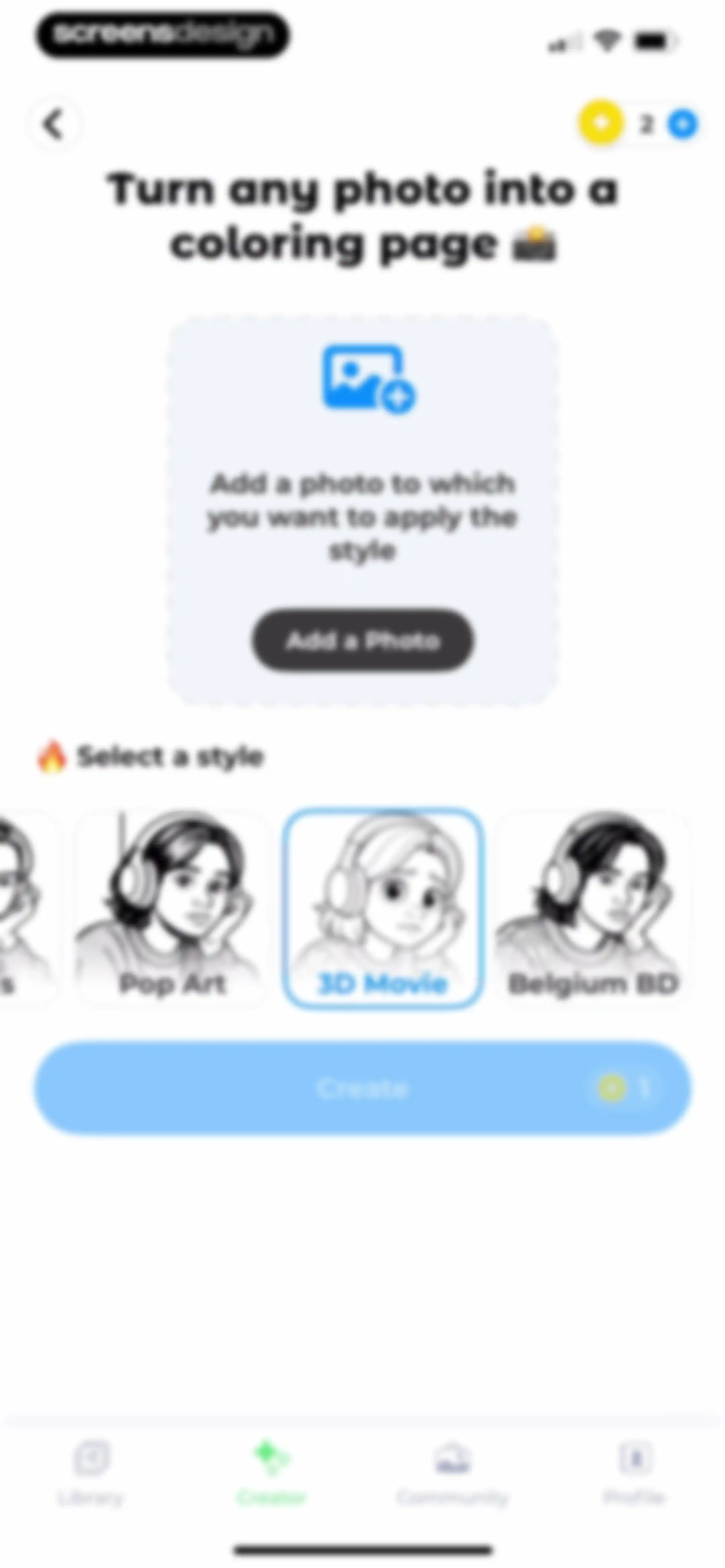 Color Pop: AI Coloring Book screen 115