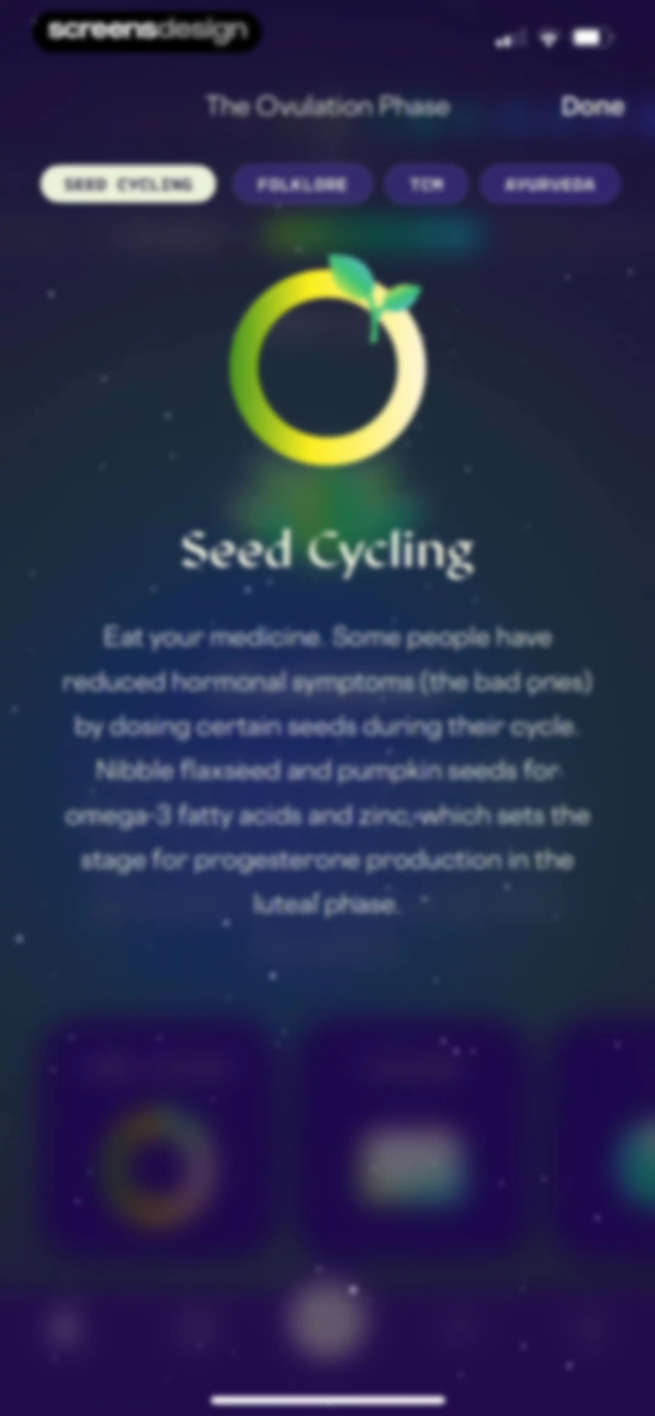 Stardust Period Tracker screen 77