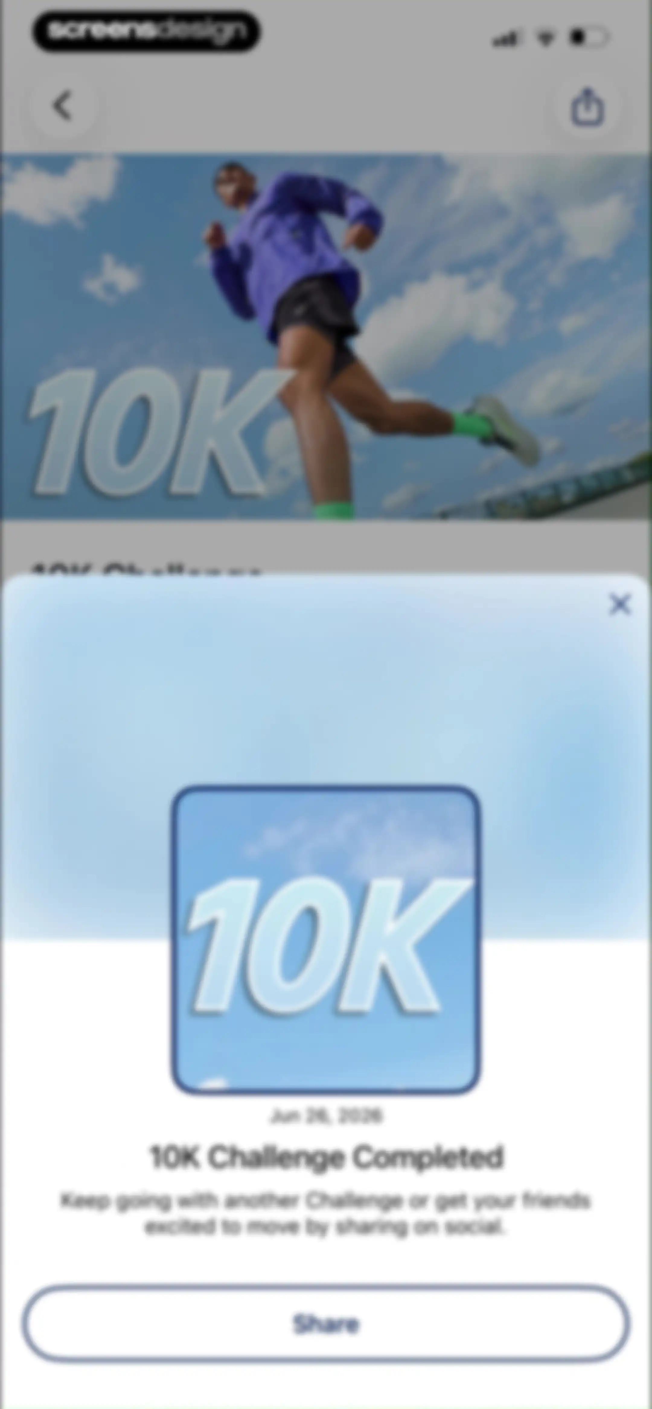 ASICS Runkeeper—Run Tracker screen 221