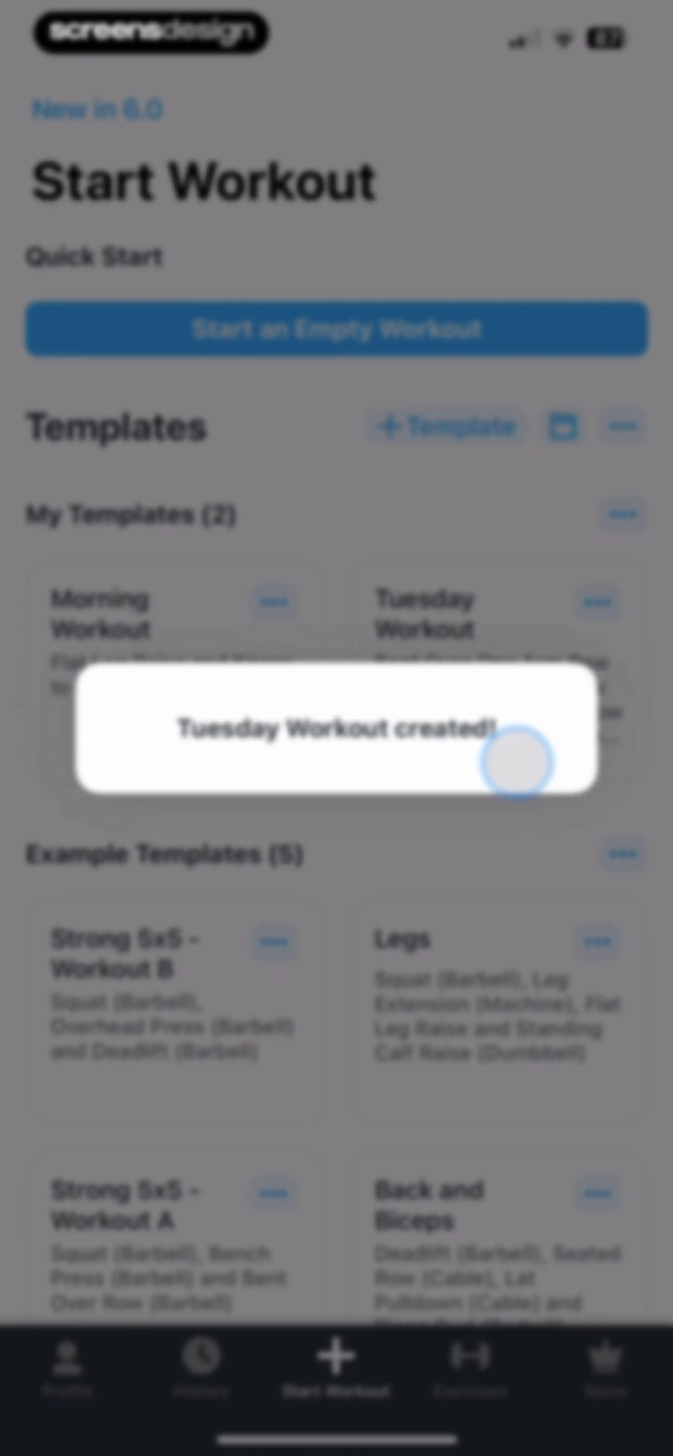 Strong Workout Tracker Gym Log screen 63