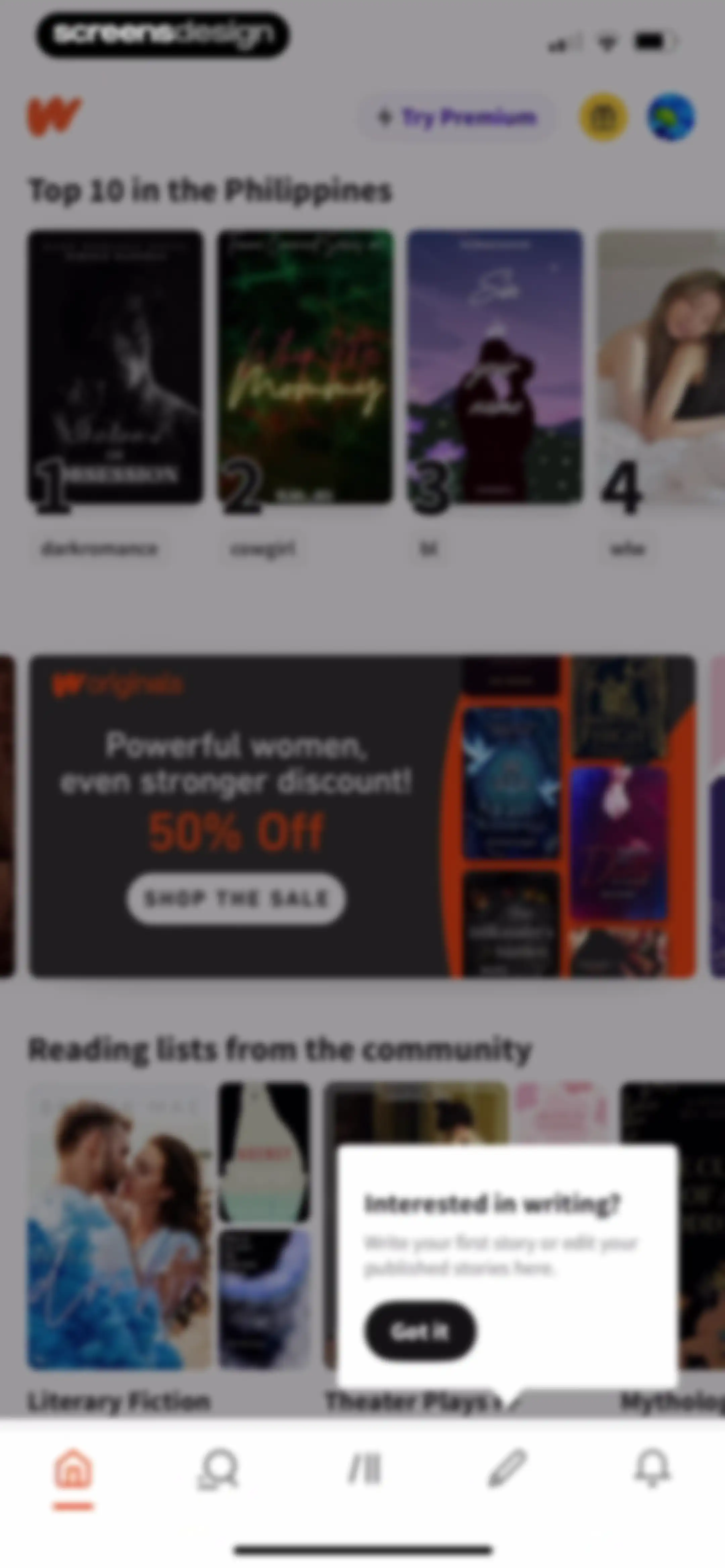 Wattpad - Read & Write Stories screen 15