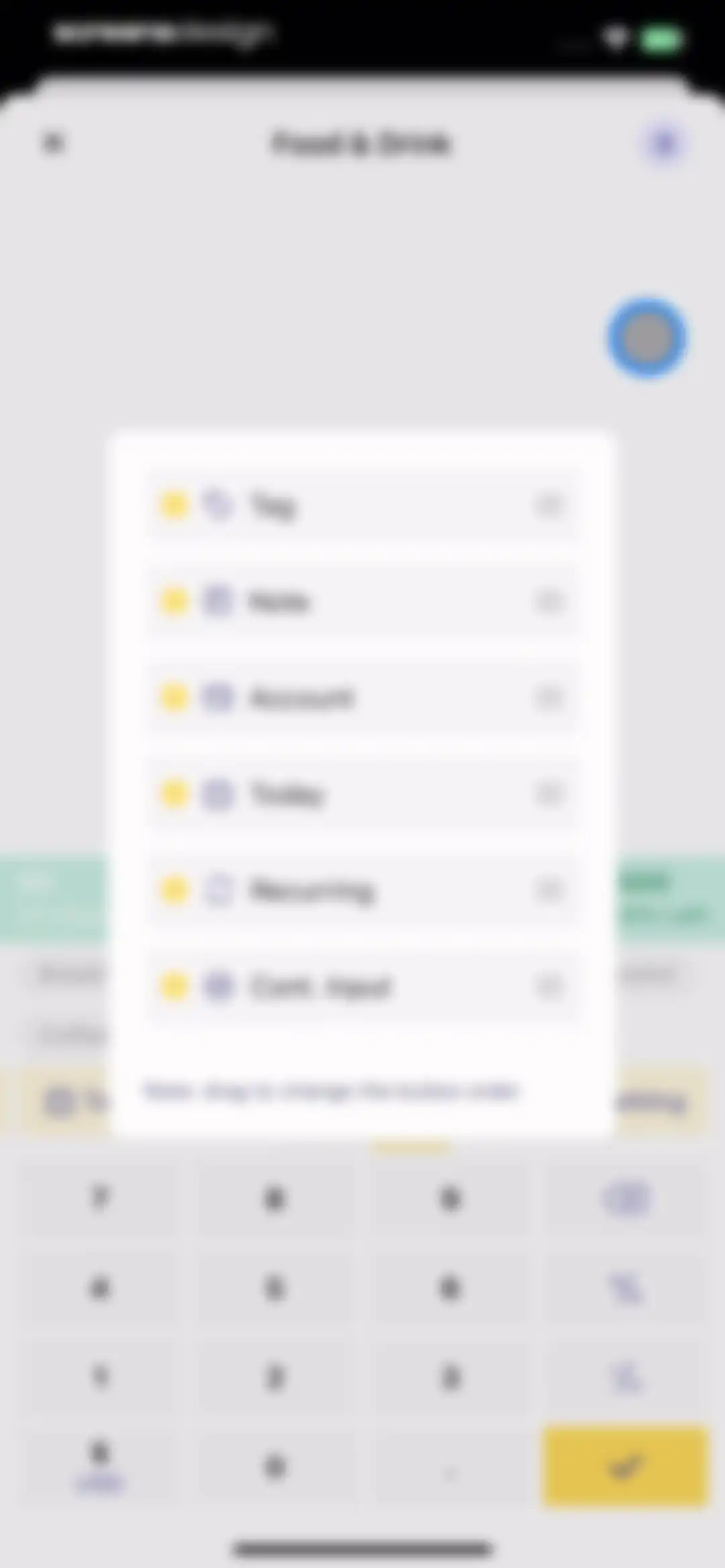 Budget app - spending tracker screen 32