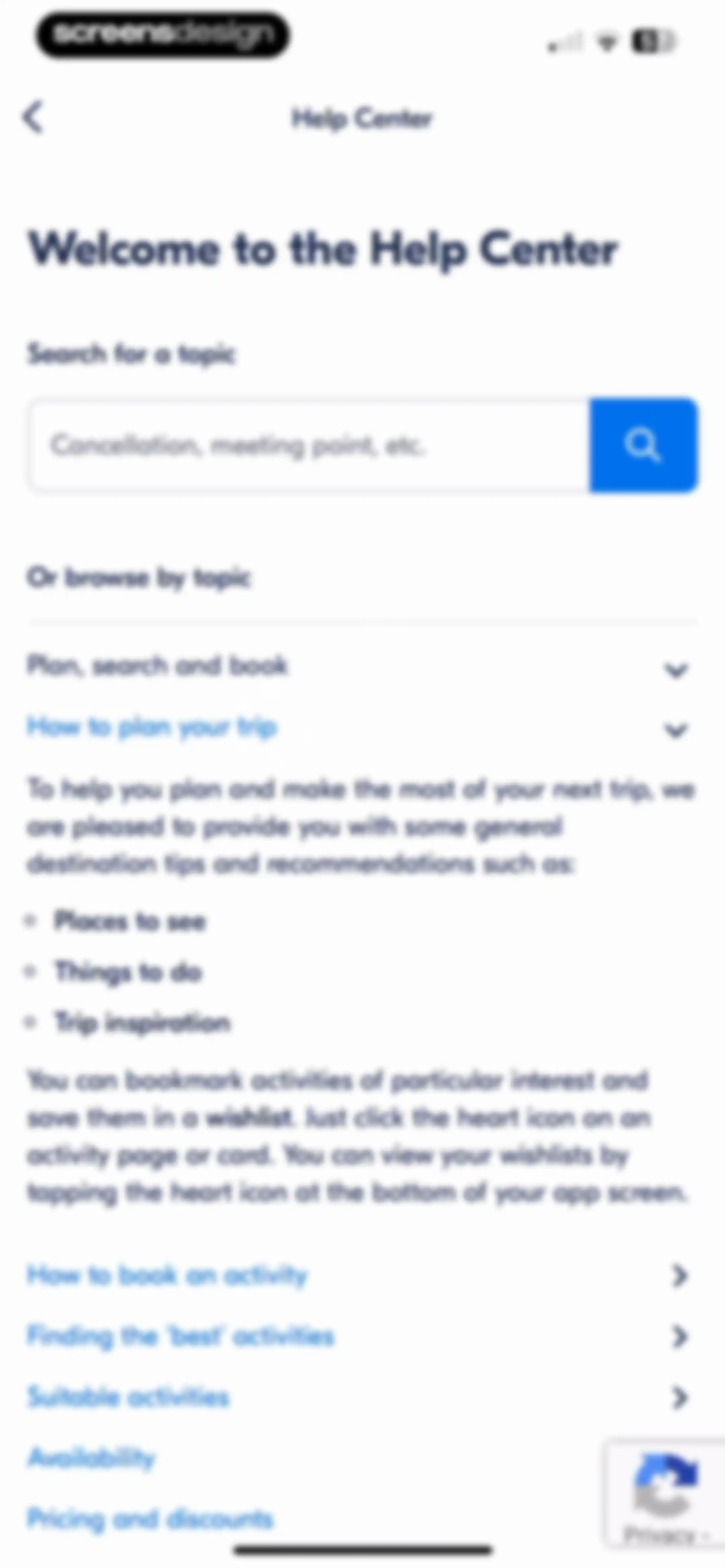 GetYourGuide: Plan & Book screen 122