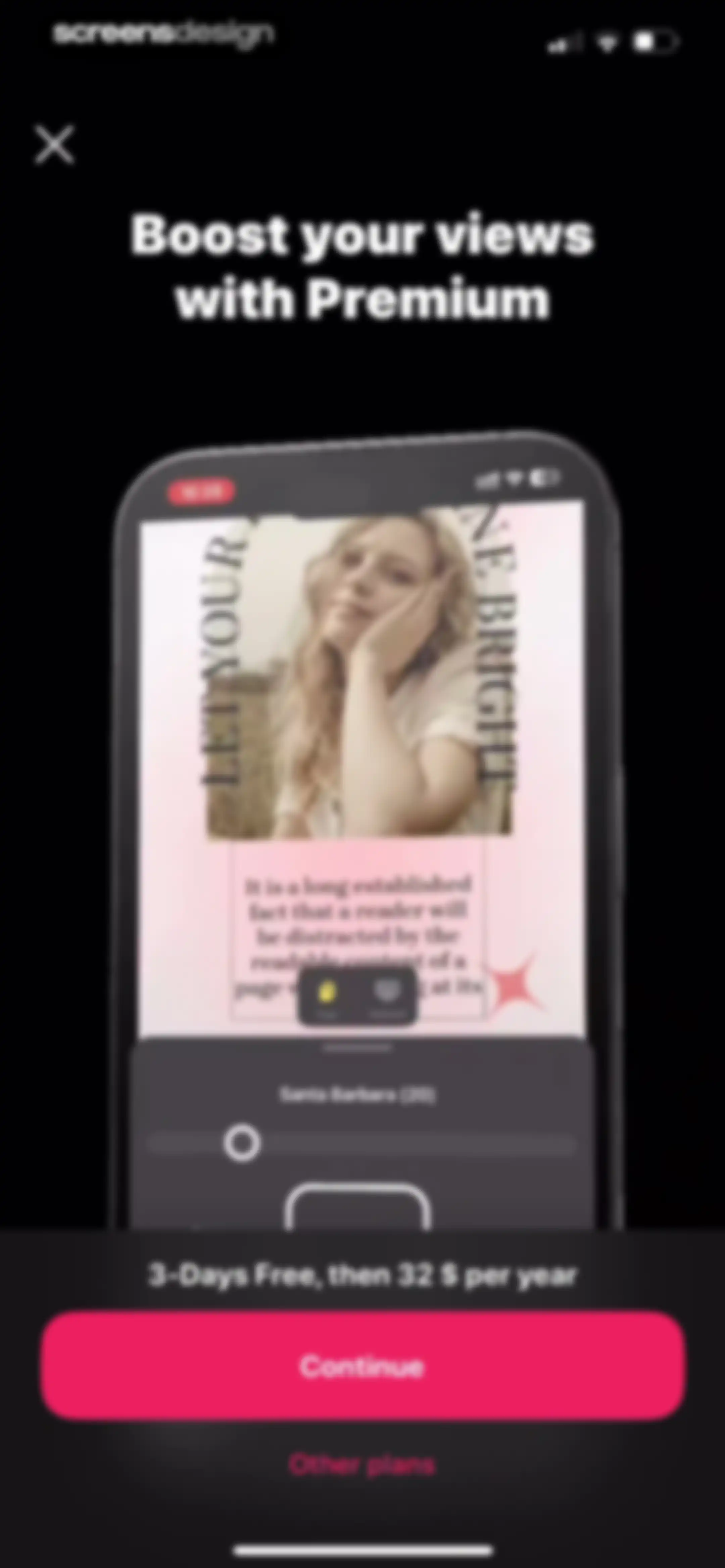 Leto: Font for Instagram Story screen 157