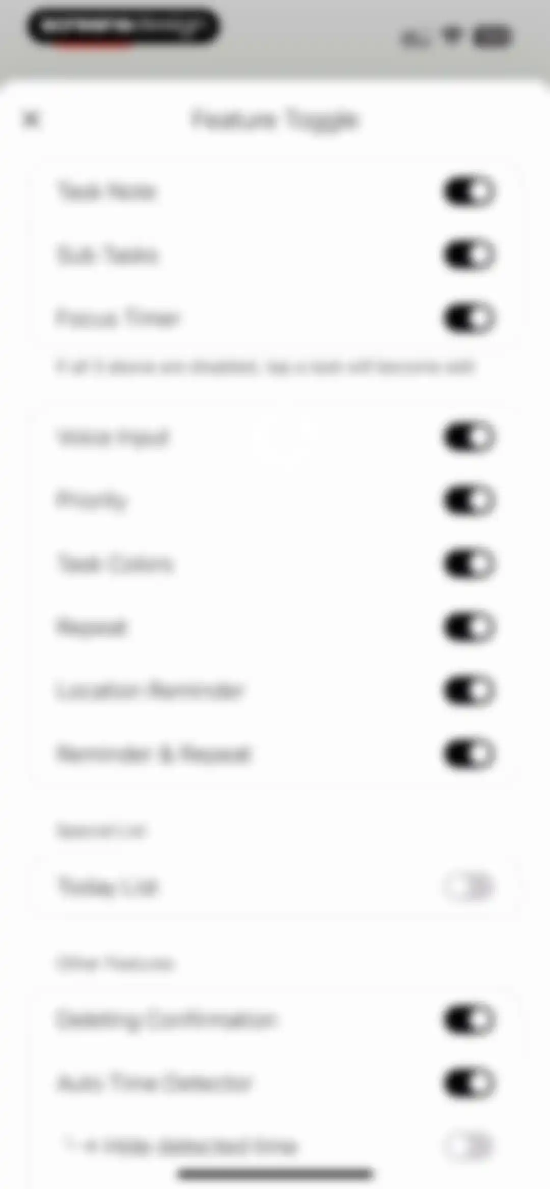 To Do List MinimaList & Widget screen 92