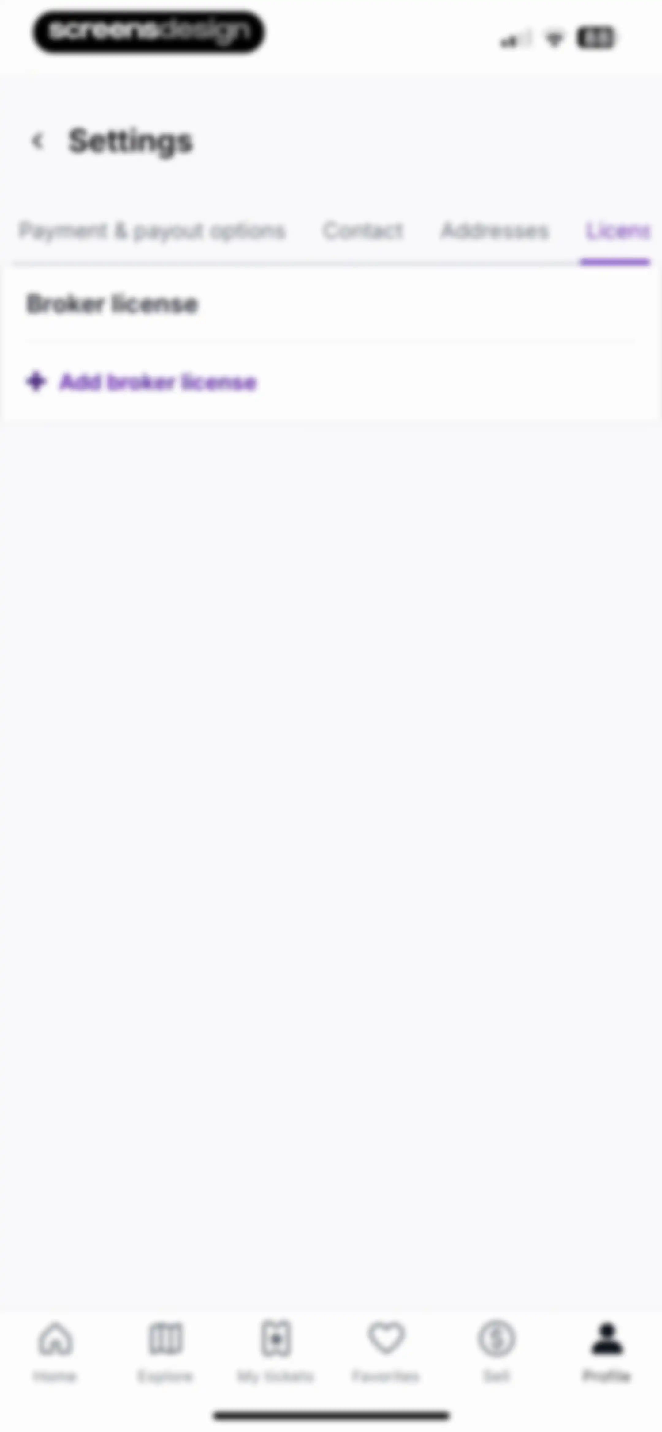 StubHub: Event Tickets screen 101