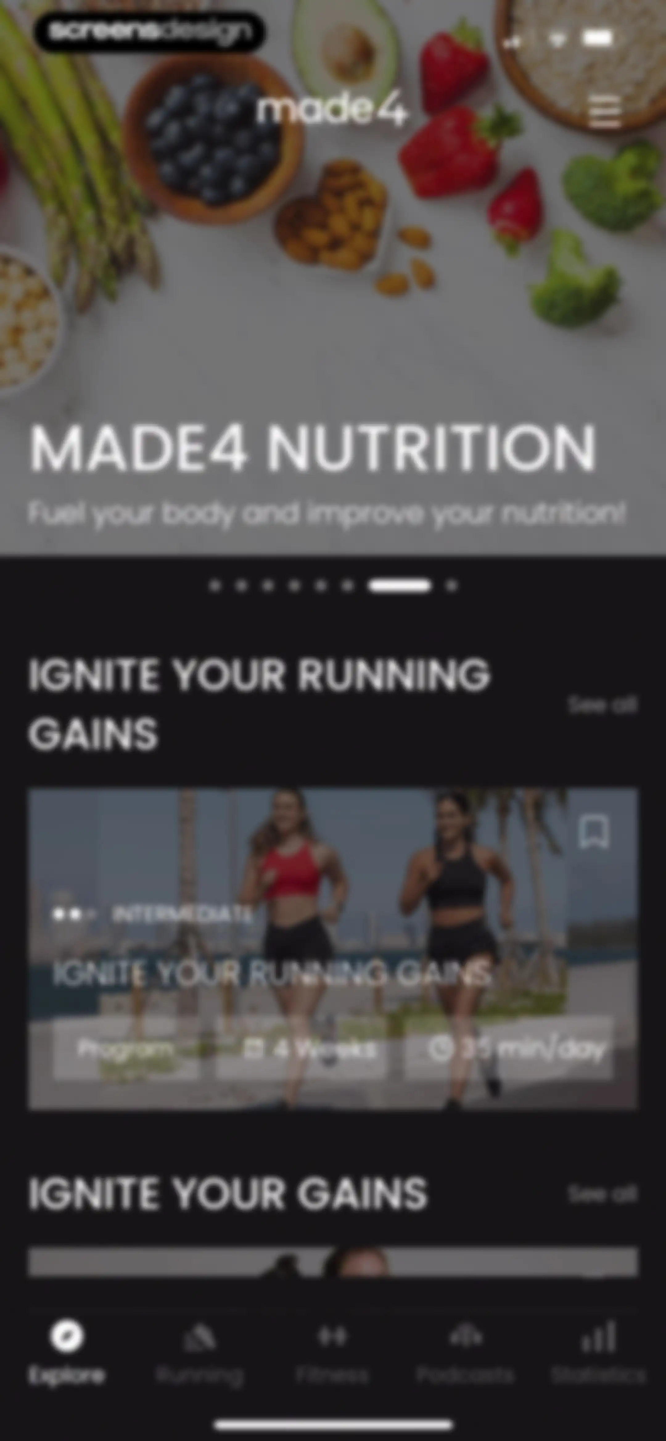 Made4 - Fitness & Running screen 23