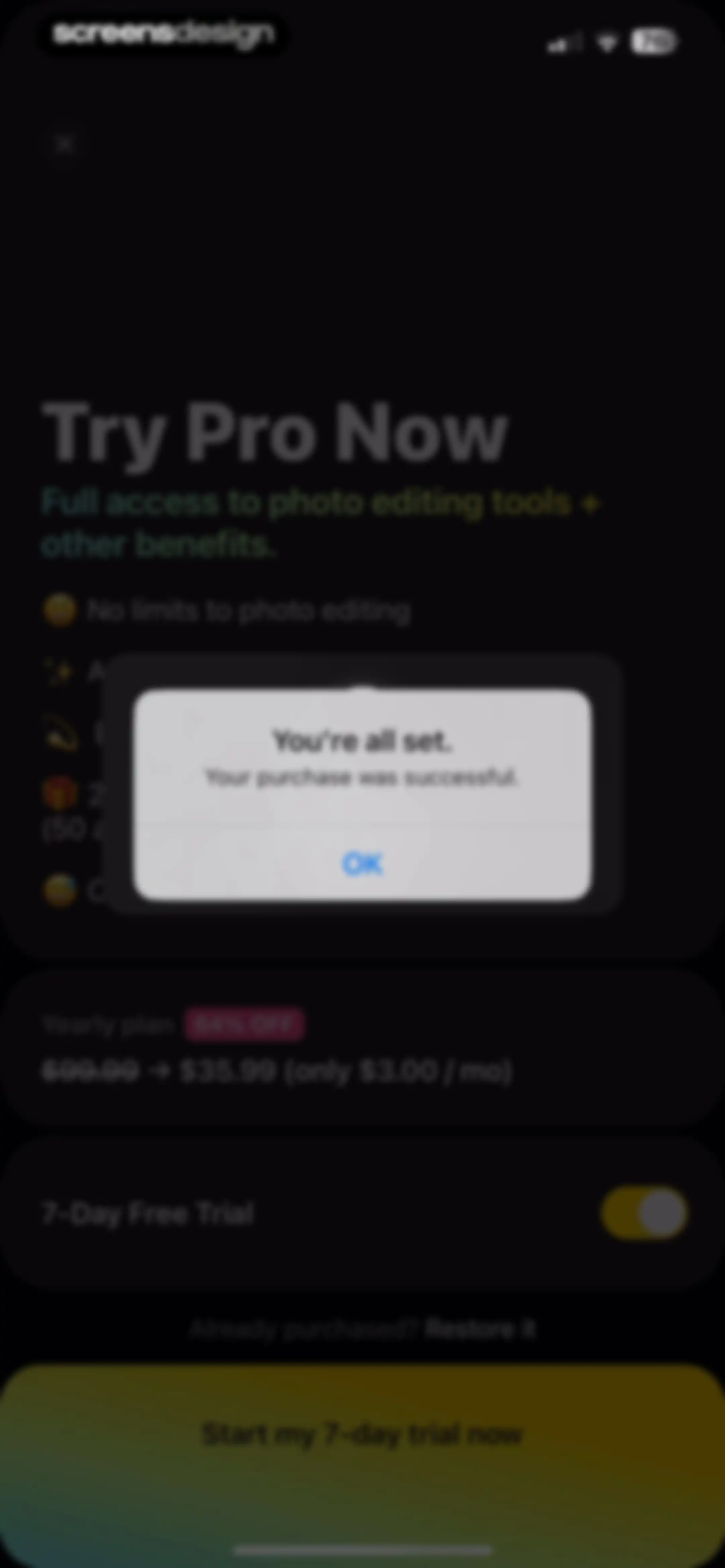 Lensa AI: Photo Editor screen 17