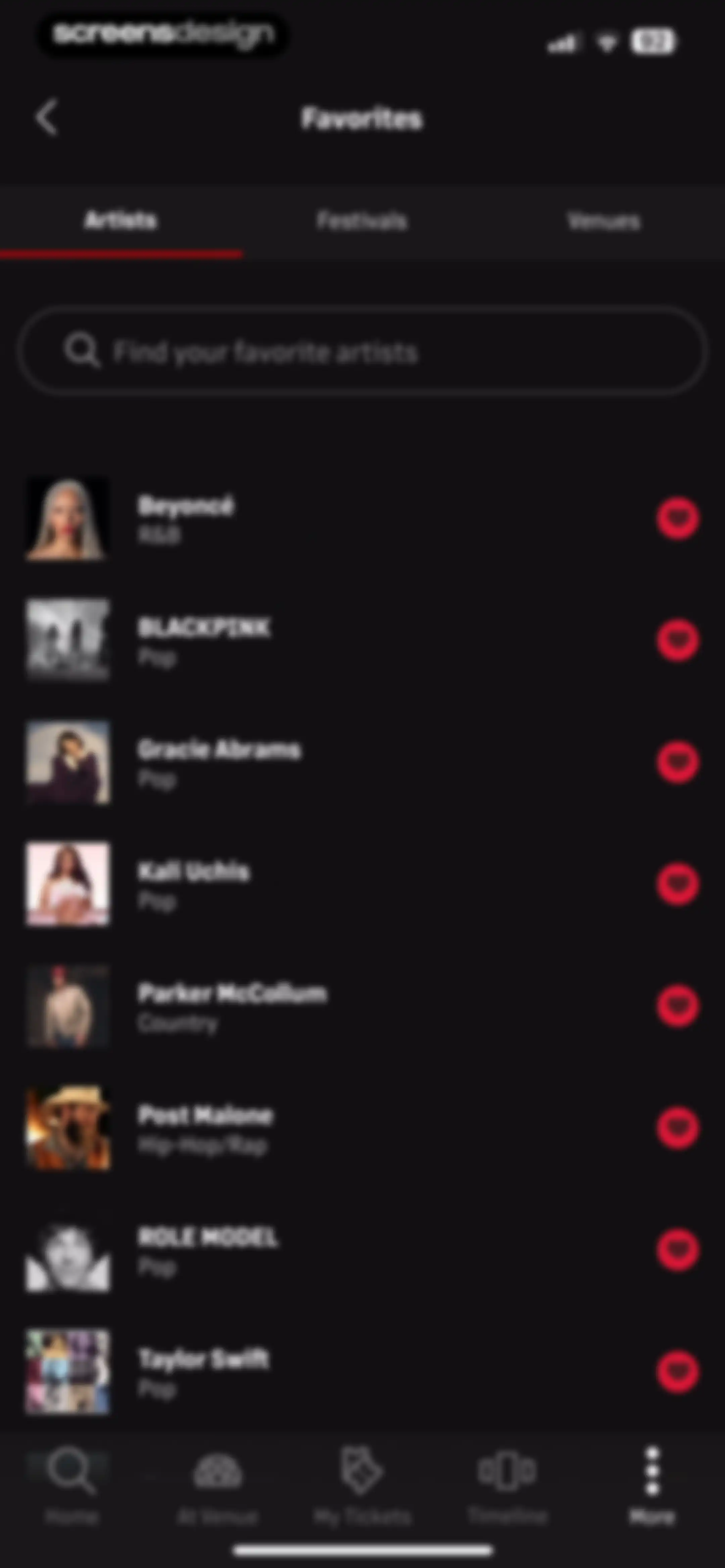 Live Nation – For Concert Fans screen 113
